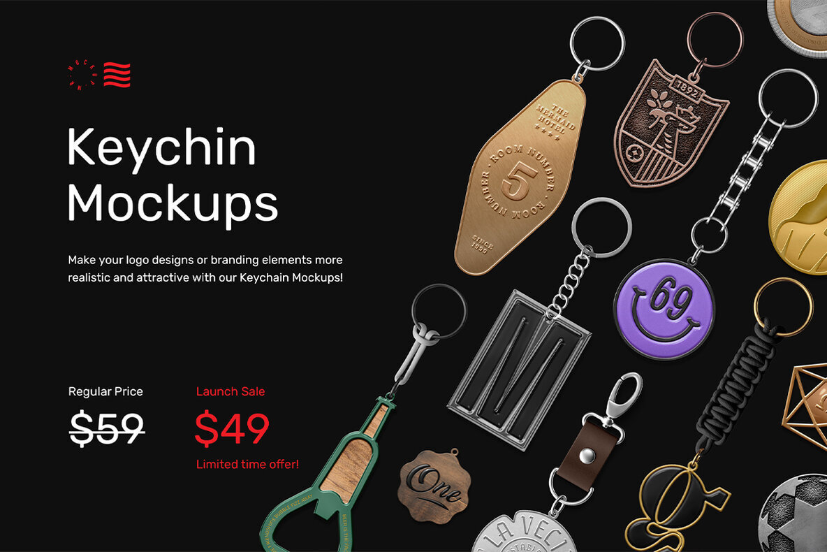 Keychain Mockups Generator 2
