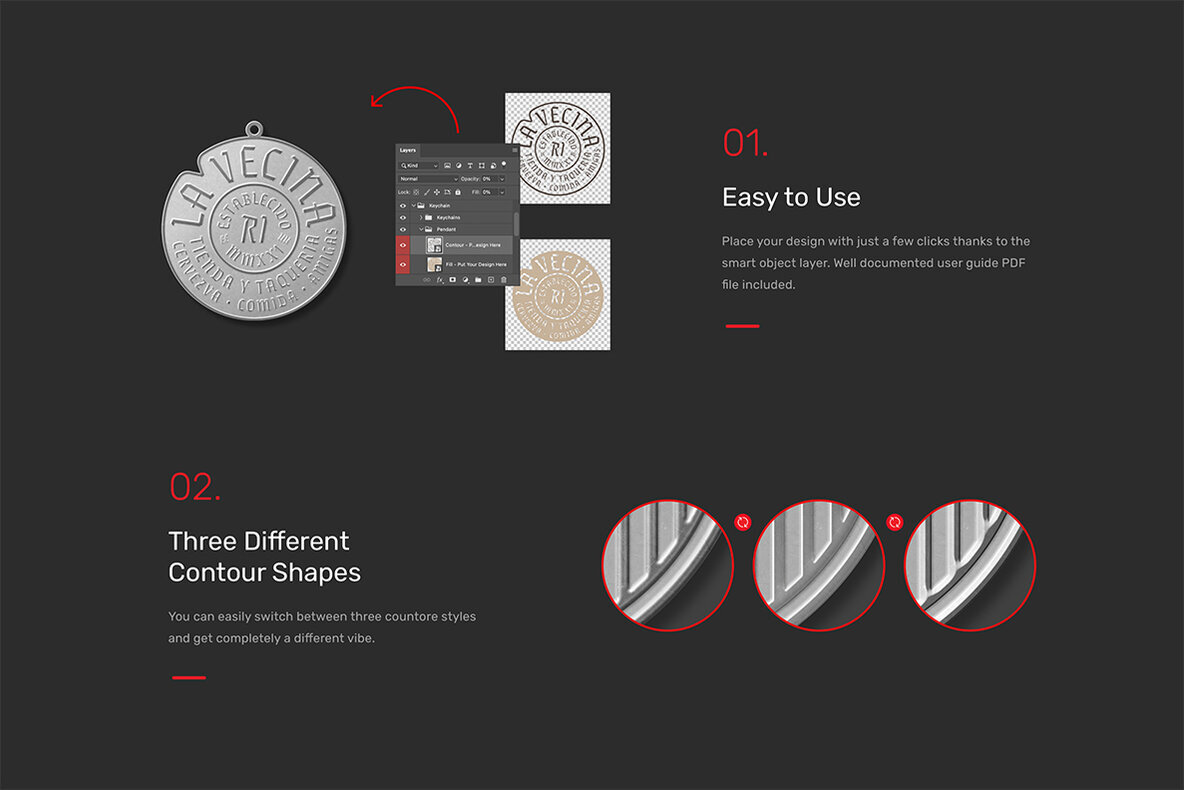 Keychain Mockups Generator 3