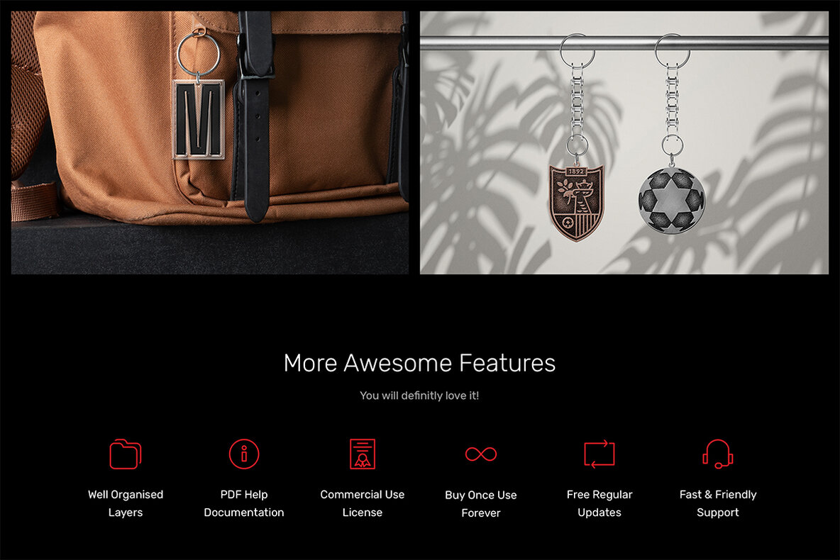Keychain Mockups Generator 10
