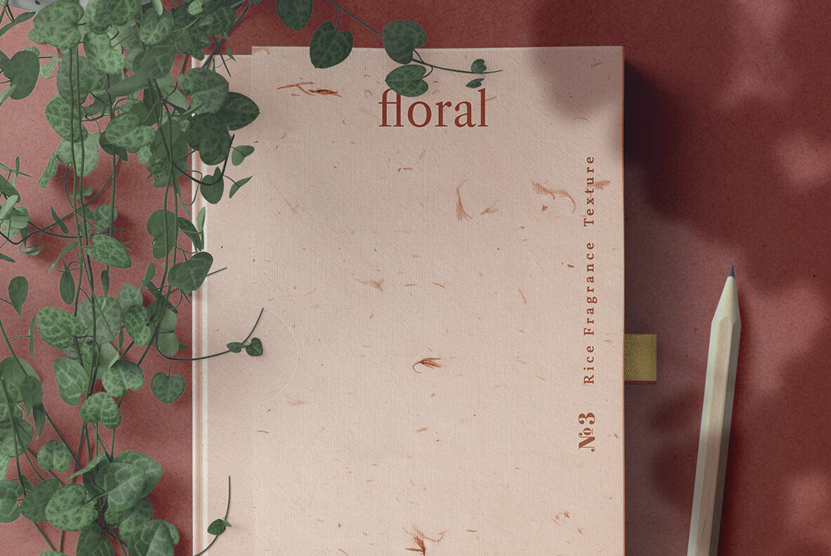 10 Red Flowers Paper Textures Backgrounds 3