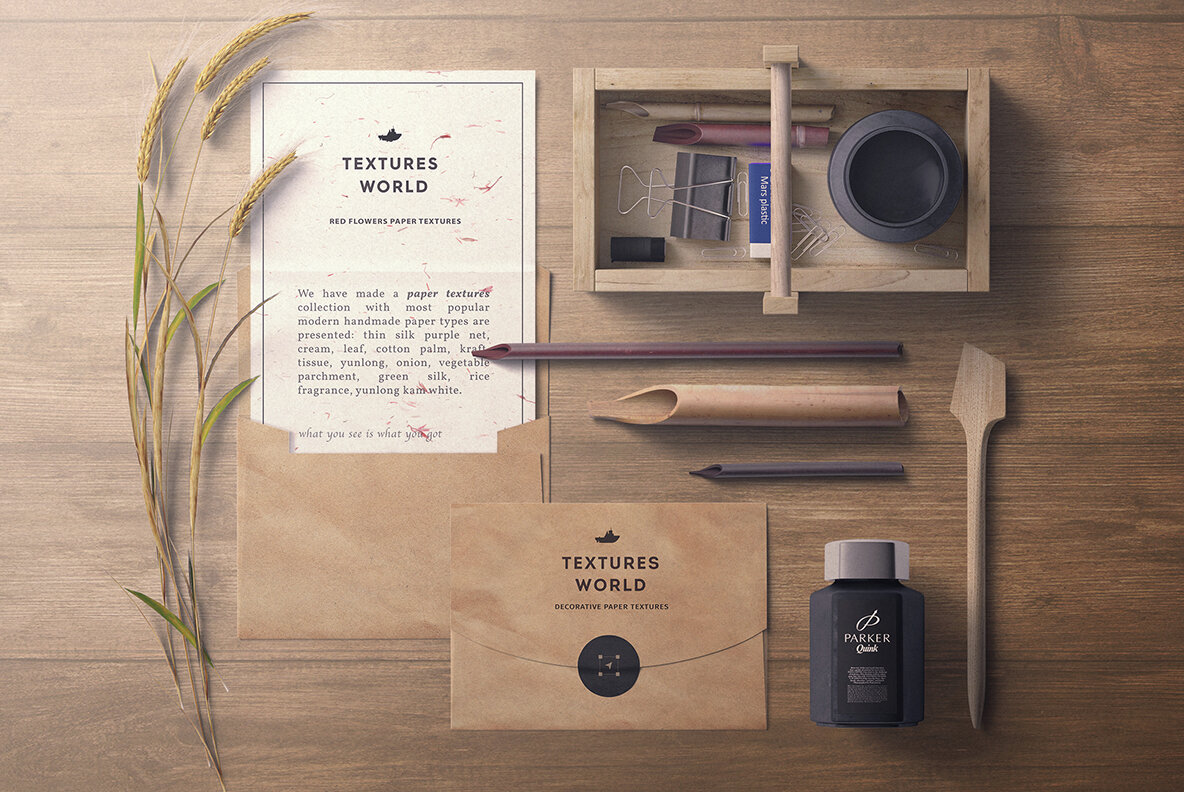 10 Red Flowers Paper Textures Backgrounds 4