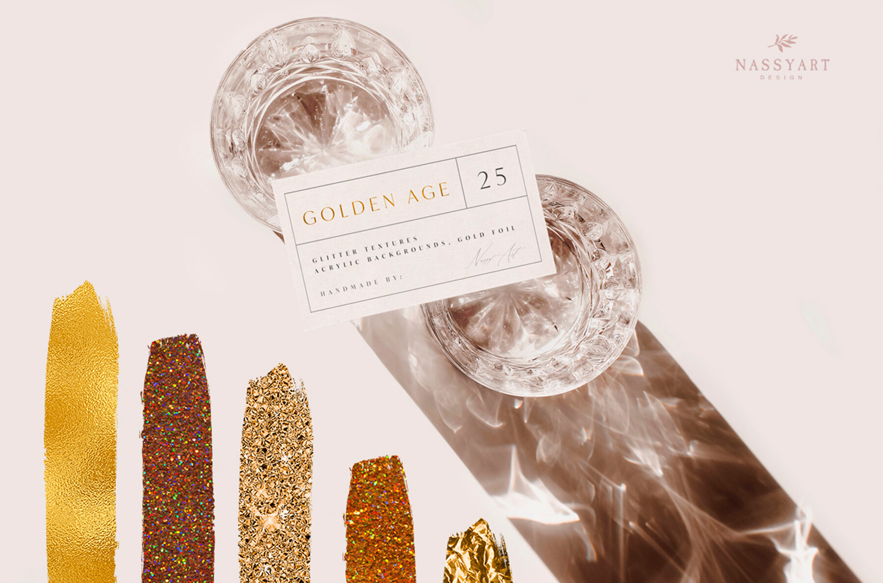 25 Gold Foil Glitter Luxury Textures Vol 1 12