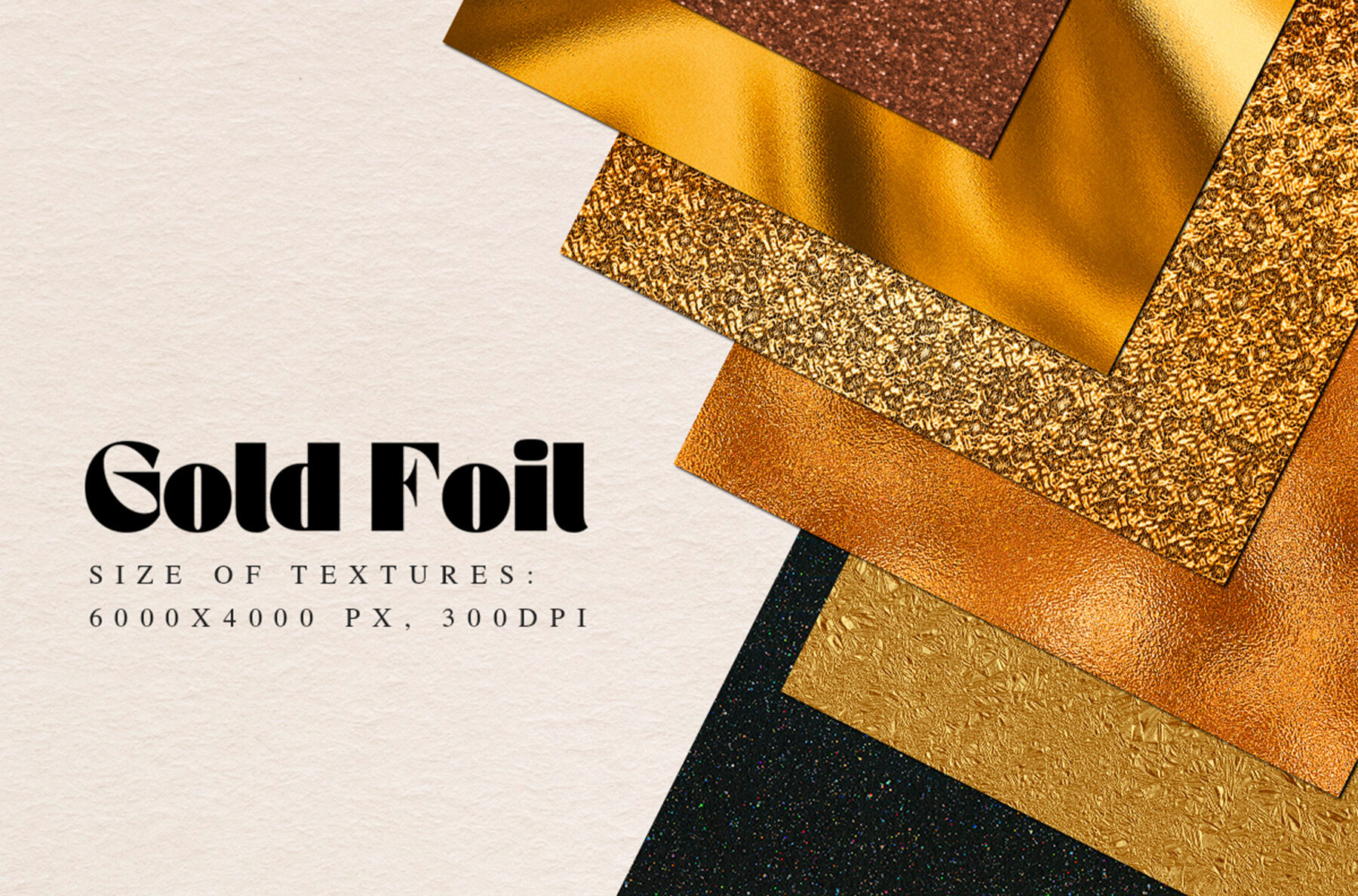 Gold Foil Glitter Paper Vol 2 3