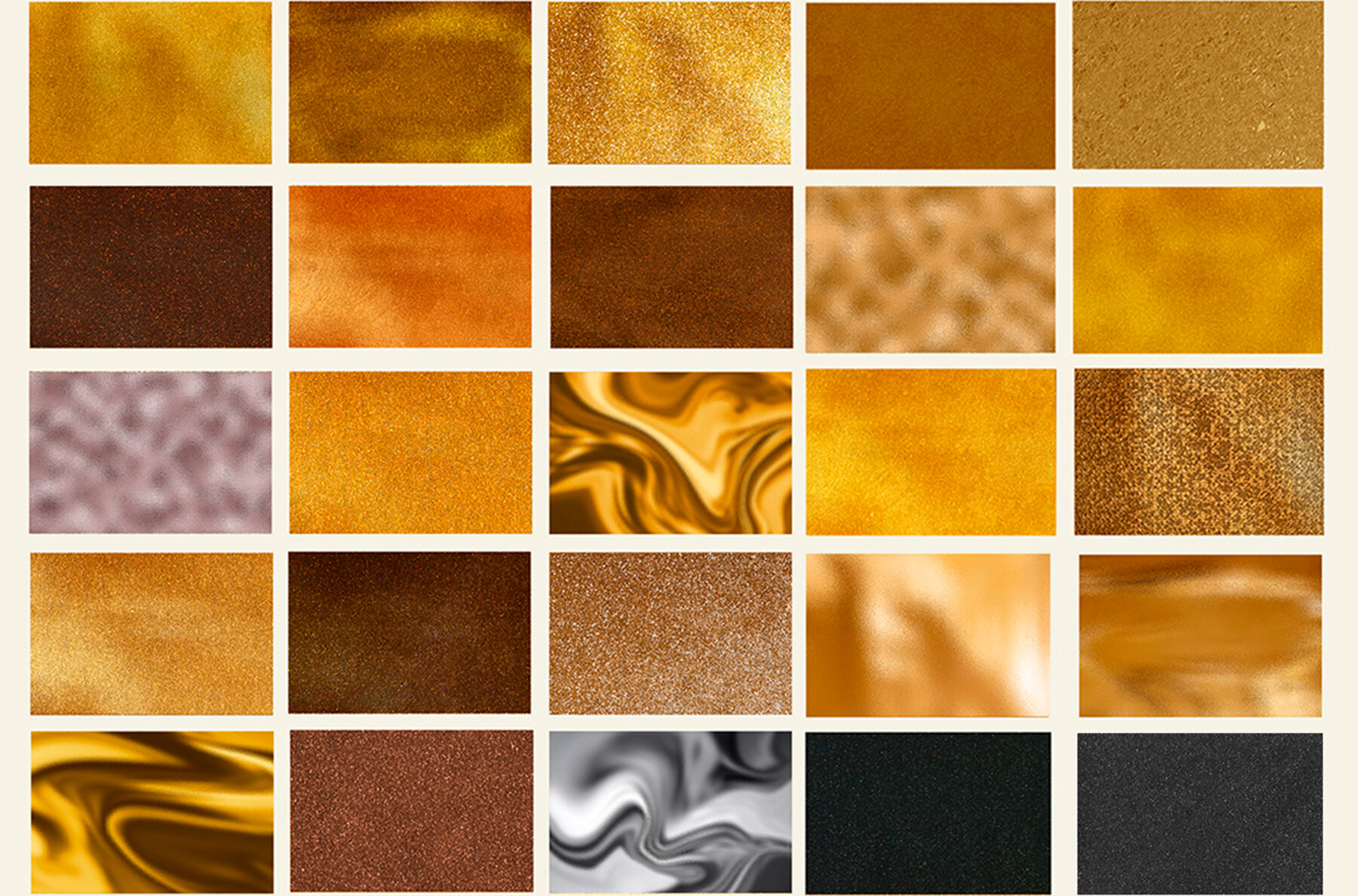 Gold Foil Glitter Paper Vol 2 6