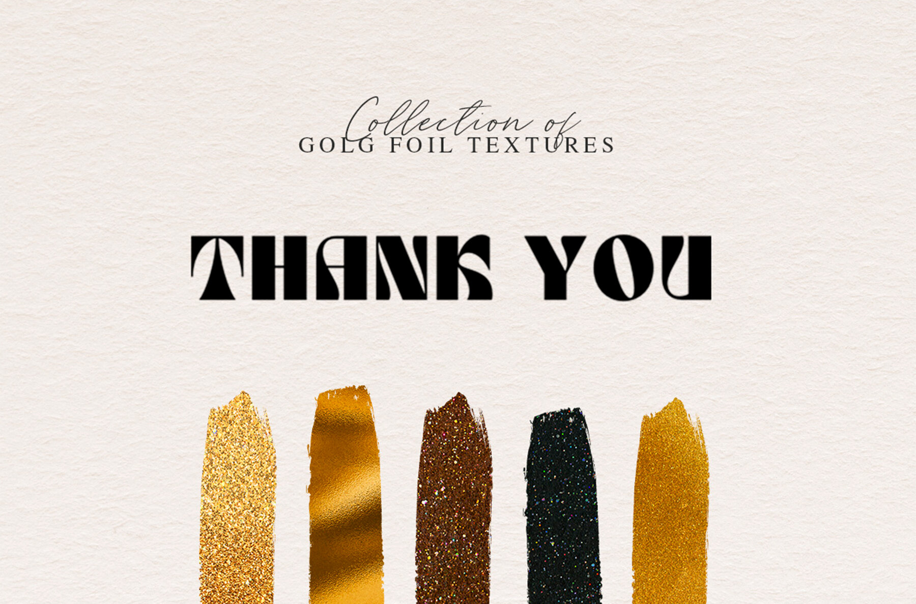 Gold Foil Glitter Paper Vol 2 8