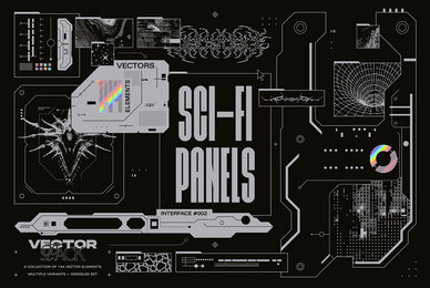 Sci Fi Panels Vector Pack