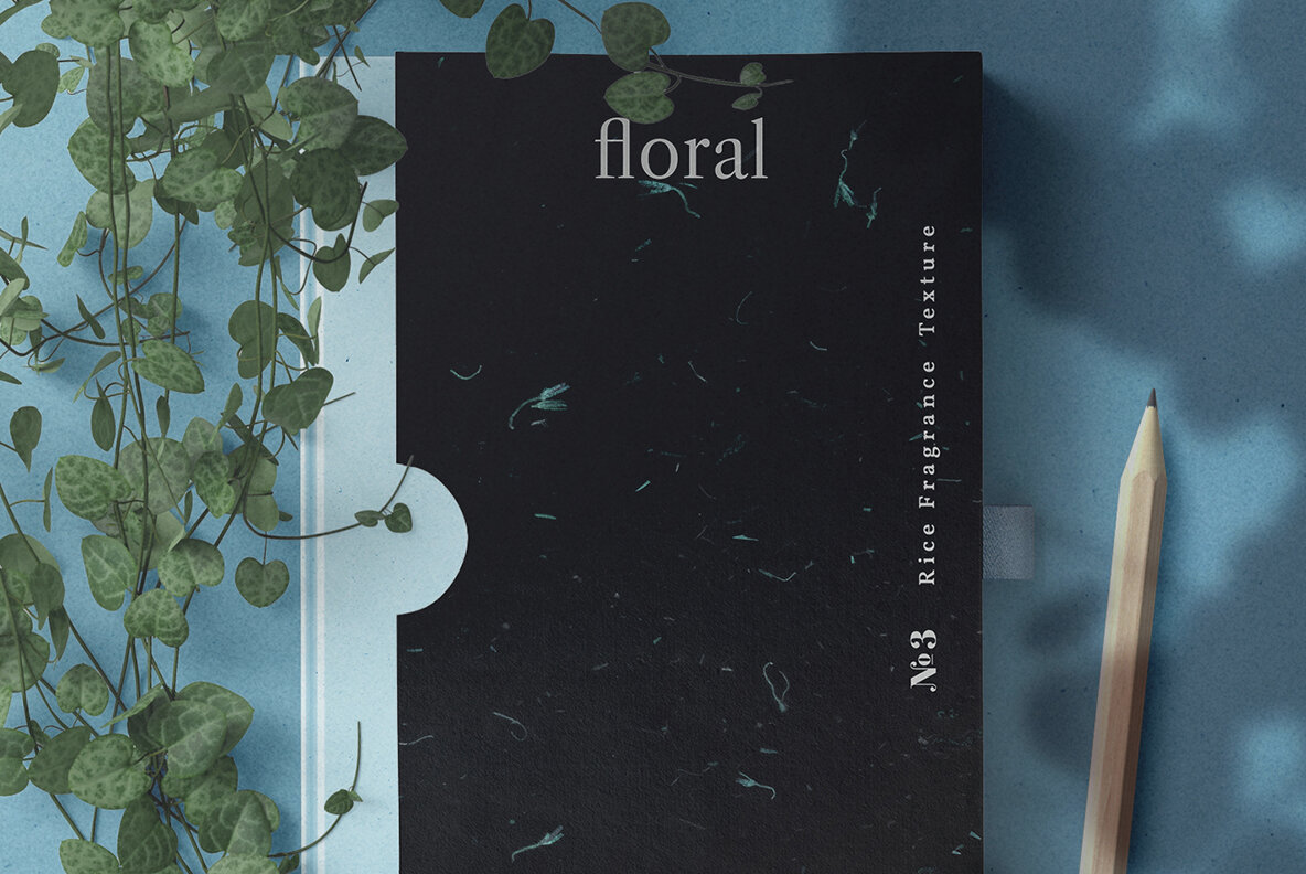 10 Turquoise Flowers Black Paper Texture Backgrounds 4