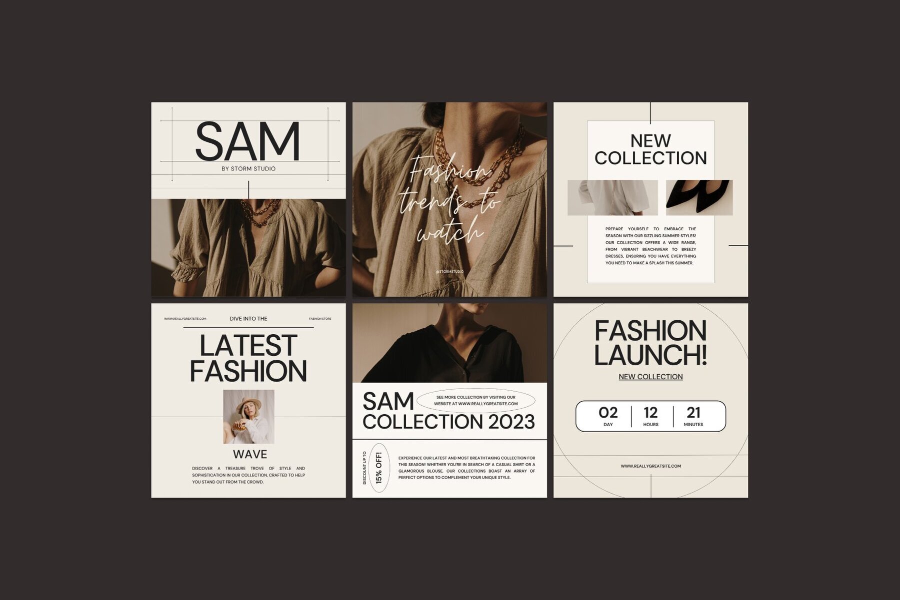 Social Media Kit   CANVA Graphics 3