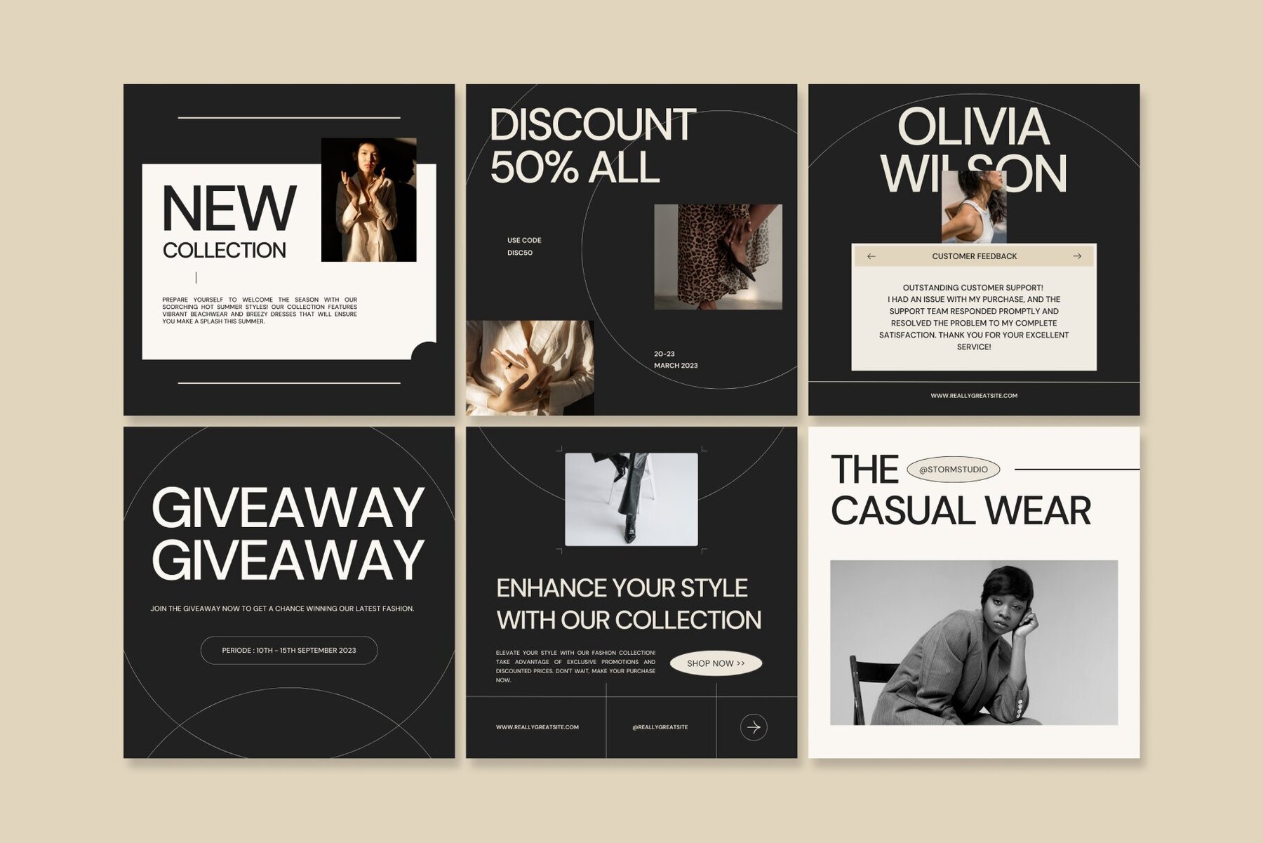Social Media Kit   CANVA Graphics 5