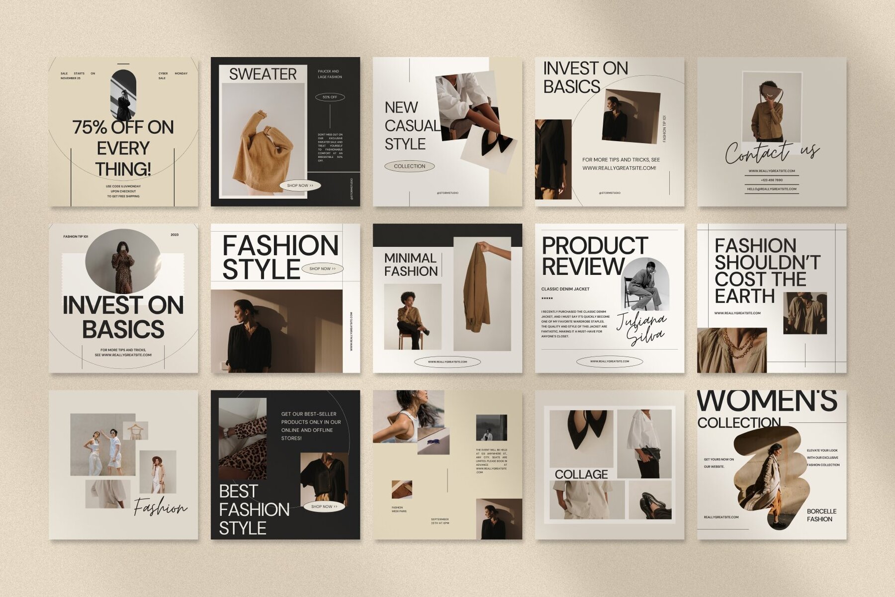 Social Media Kit   CANVA Graphics 6