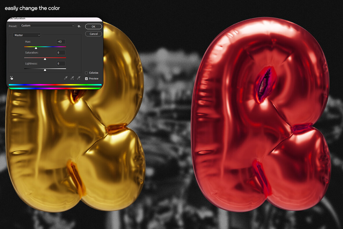 Party   3D Gold Balloon Letters 3