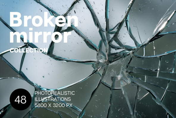 Broken mirrors Graphics - YouWorkForThem