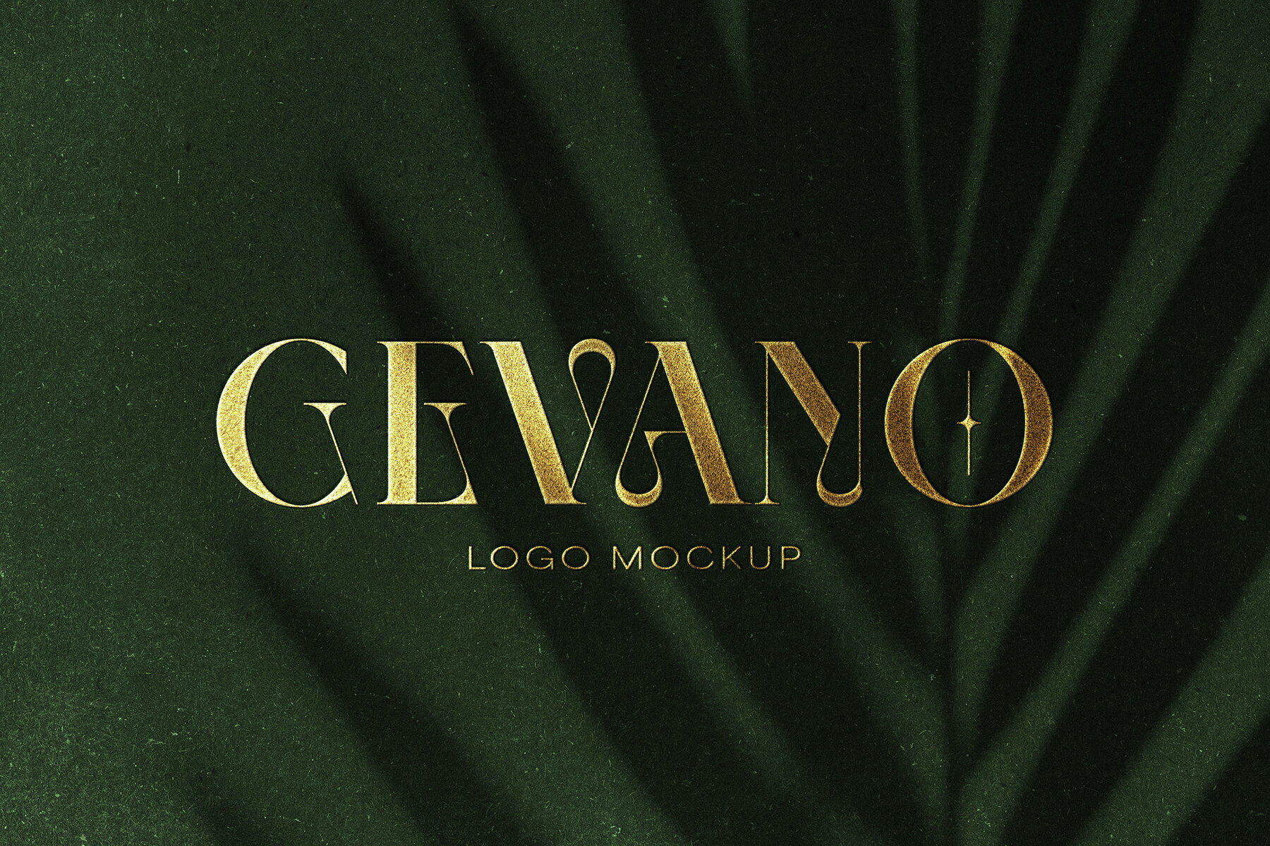 Embossed Foil Logo Mockup 1