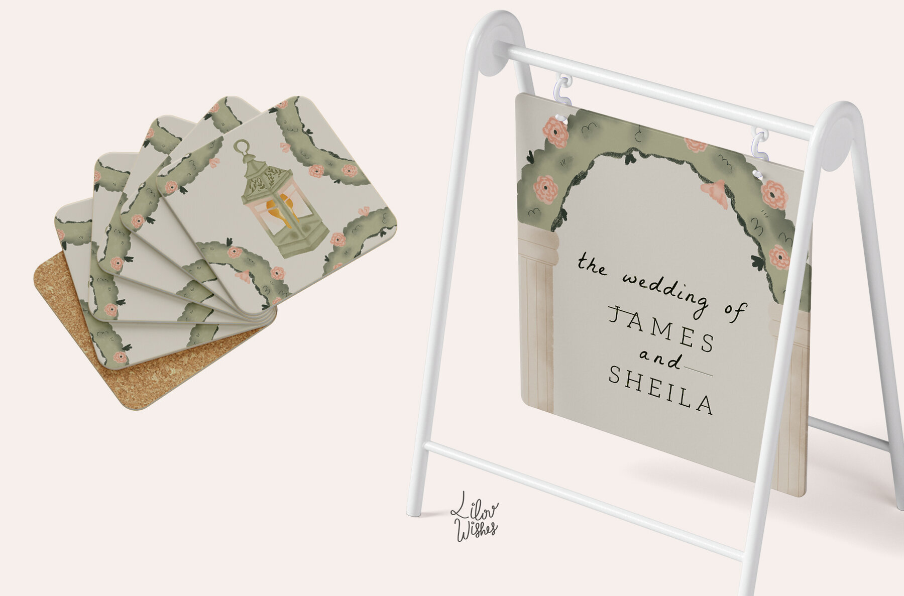 Garden Wedding Elements Graphic 2