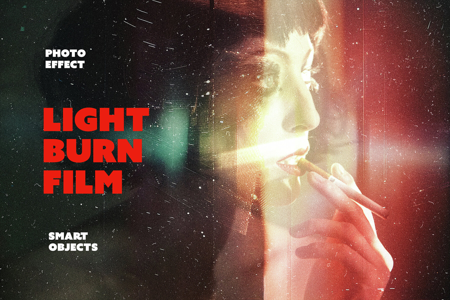 Hipster Film Burn Light Leak Overlays 1