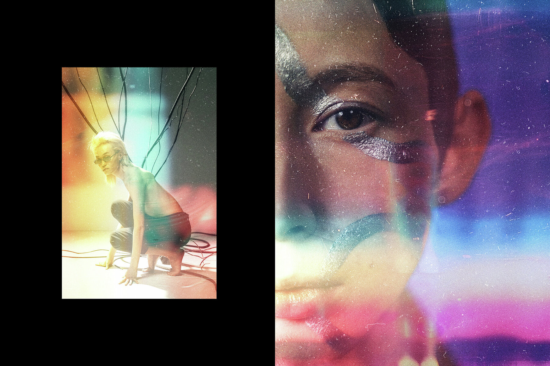 Hipster Film Burn Light Leak Overlays 3