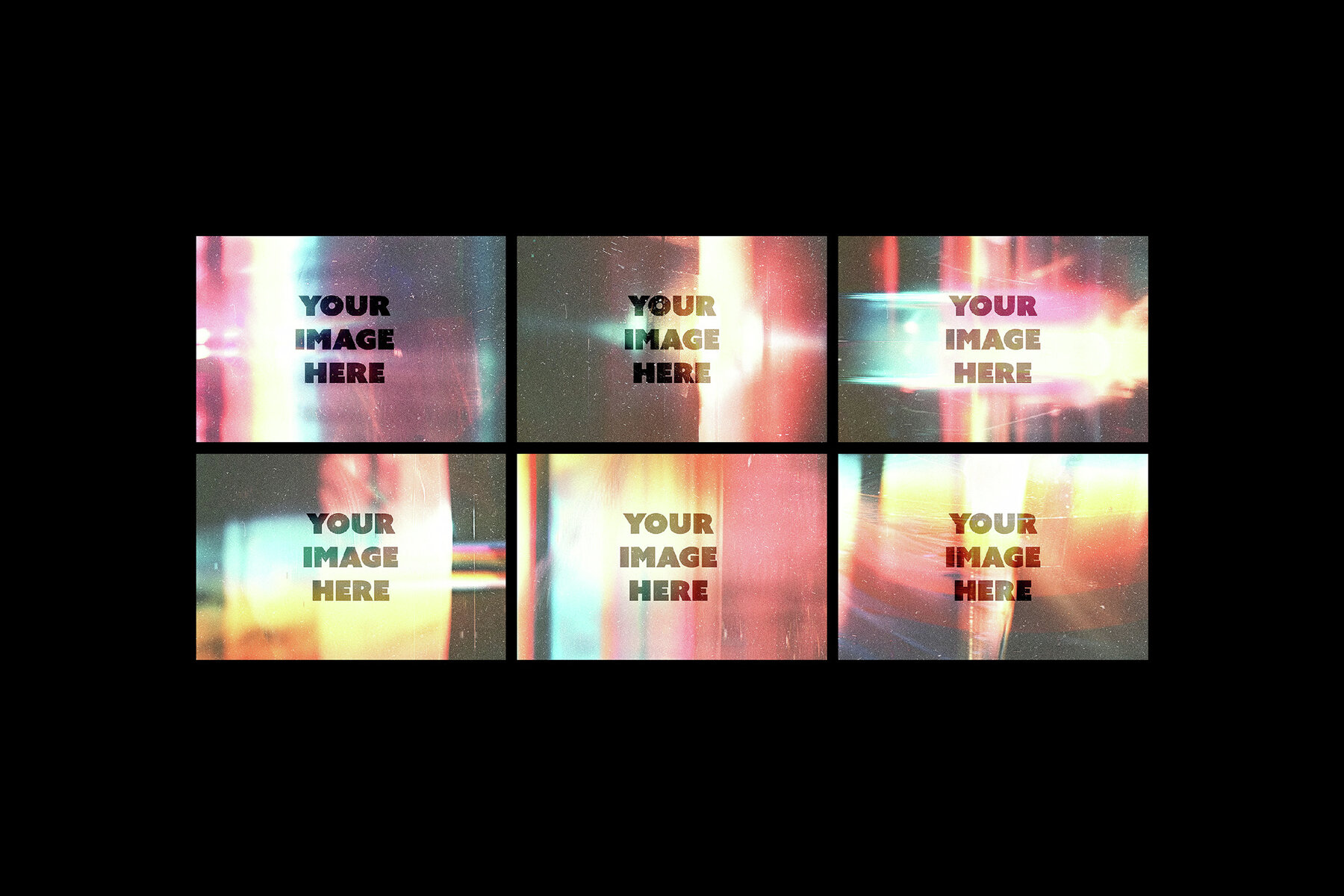 Hipster Film Burn Light Leak Overlays 4