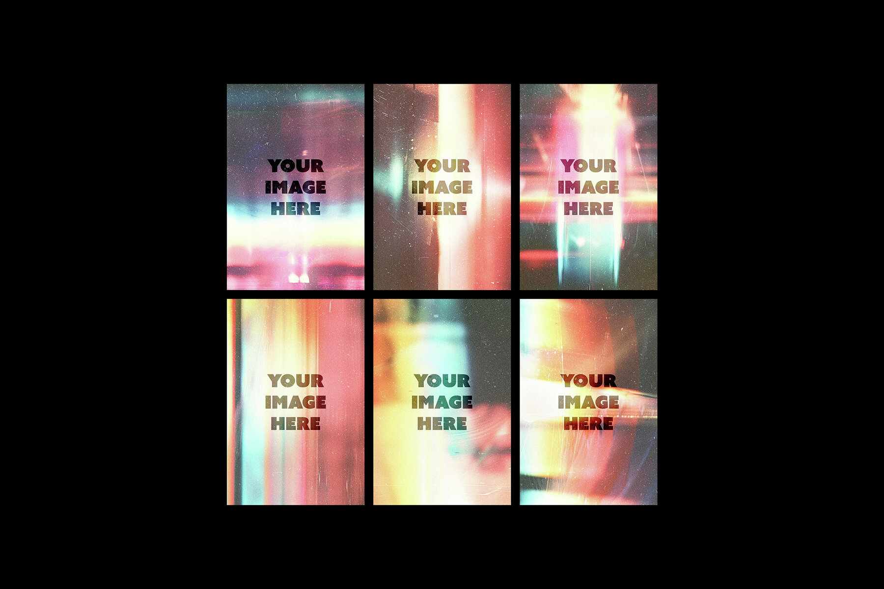 Hipster Film Burn Light Leak Overlays 8