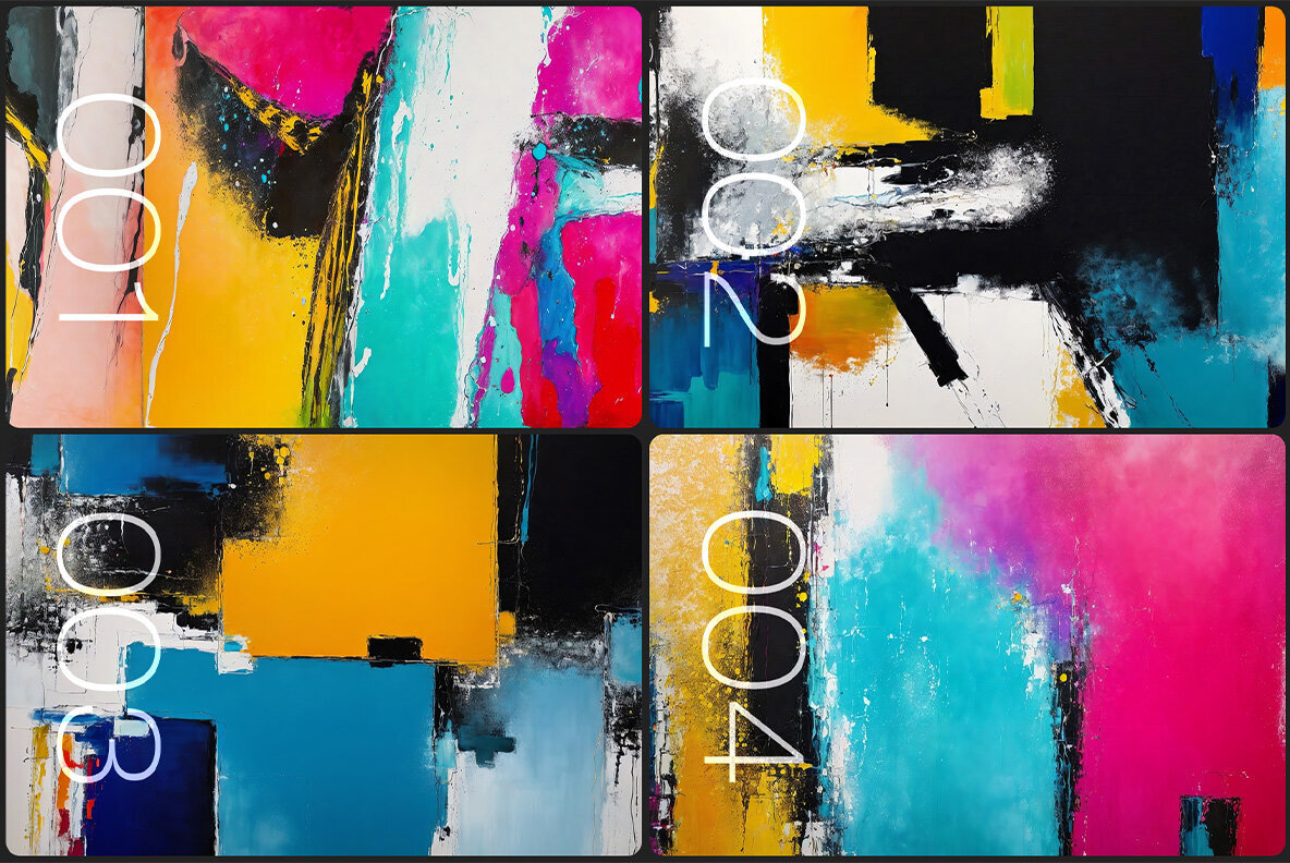 Abstract Paintings Vol  1 2