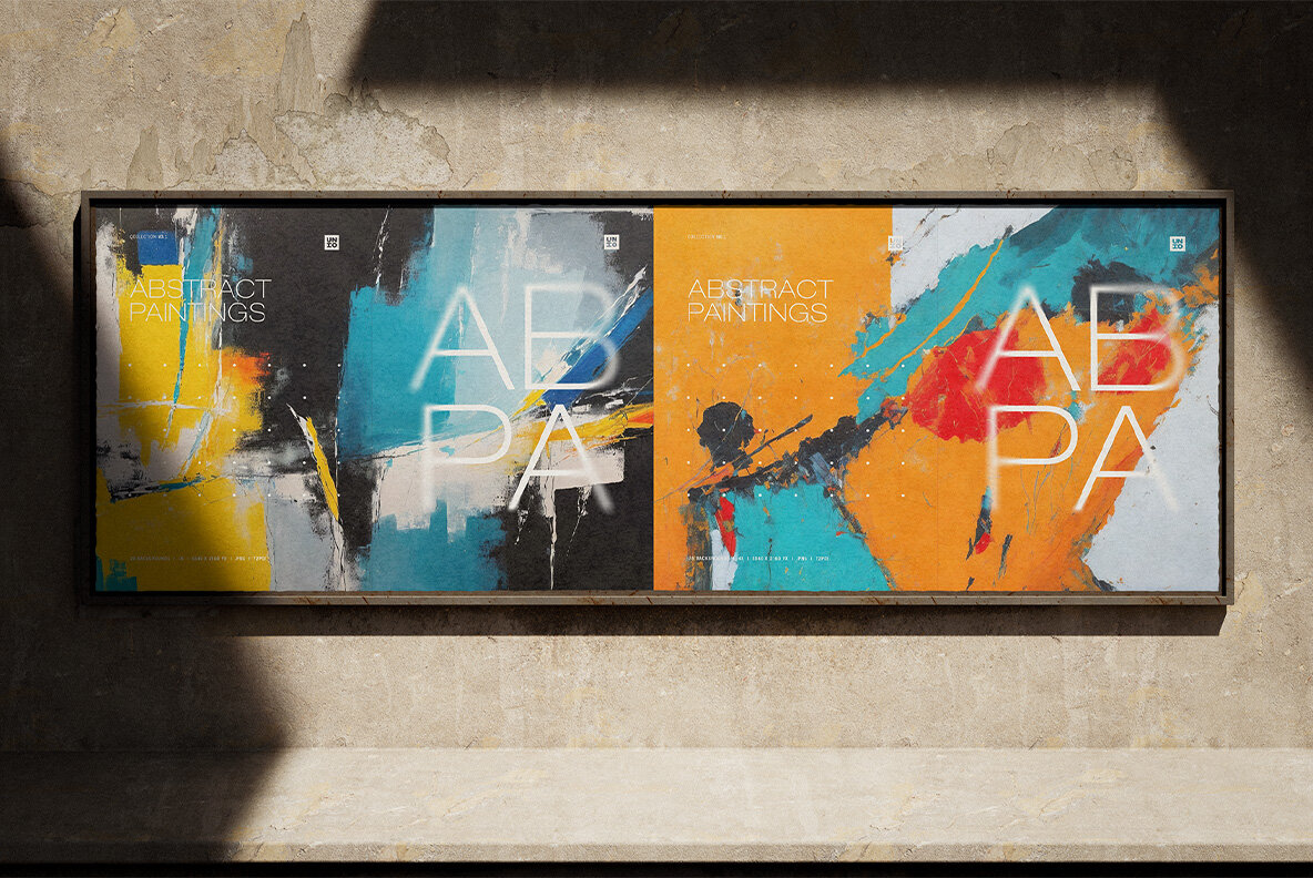 Abstract Paintings Vol  1 4