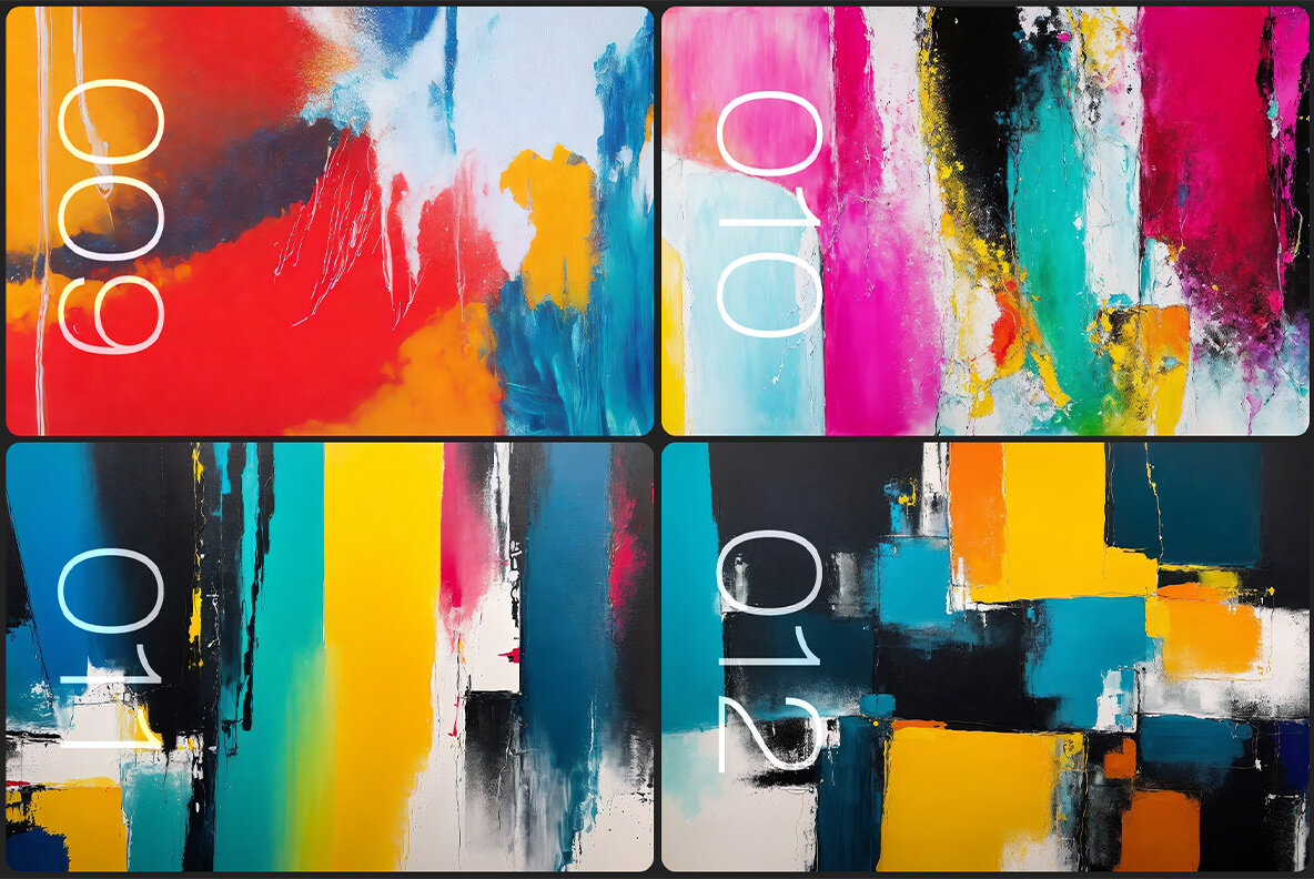 Abstract Paintings Vol  1 8