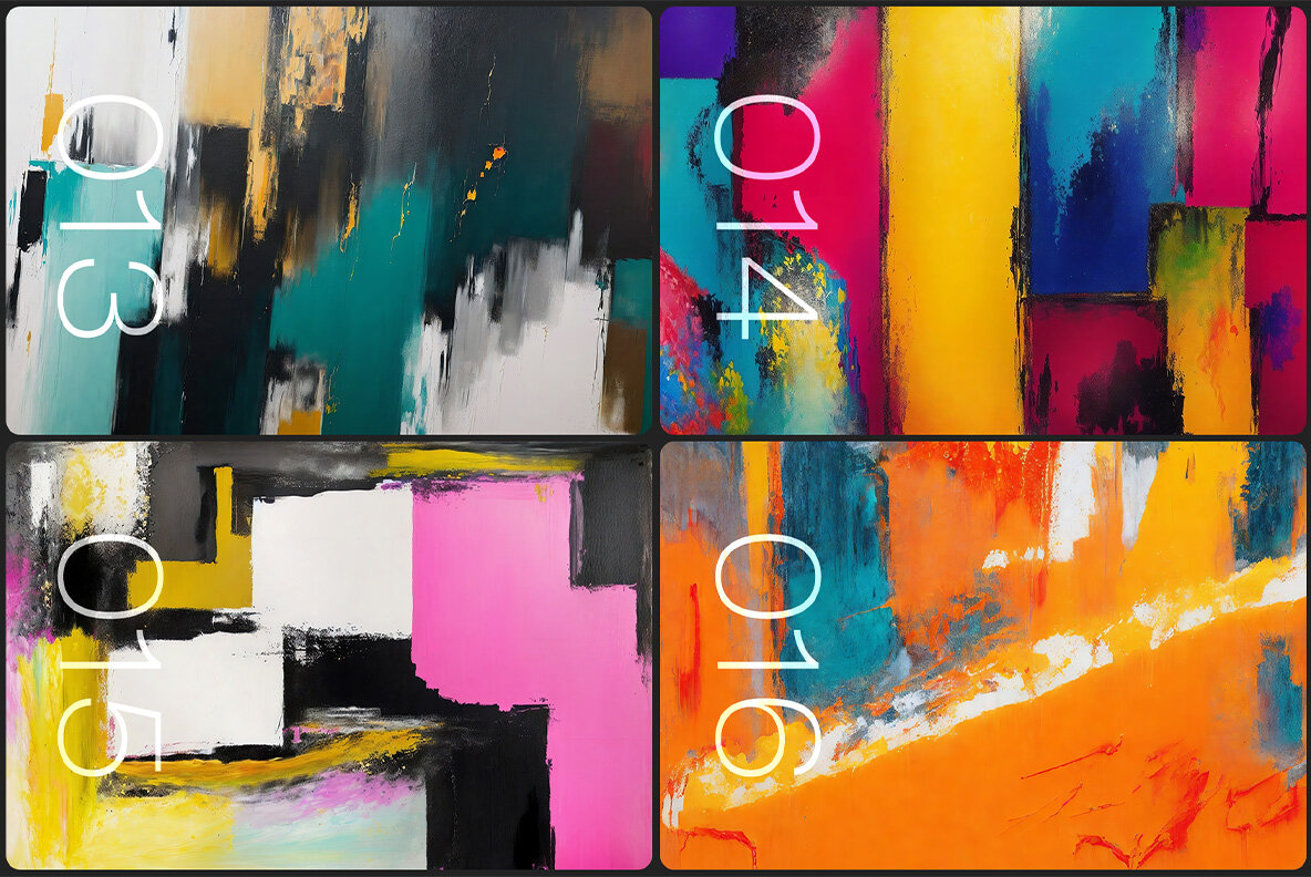 Abstract Paintings Vol  1 9