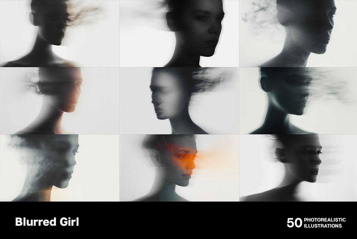 Blurred girl 6