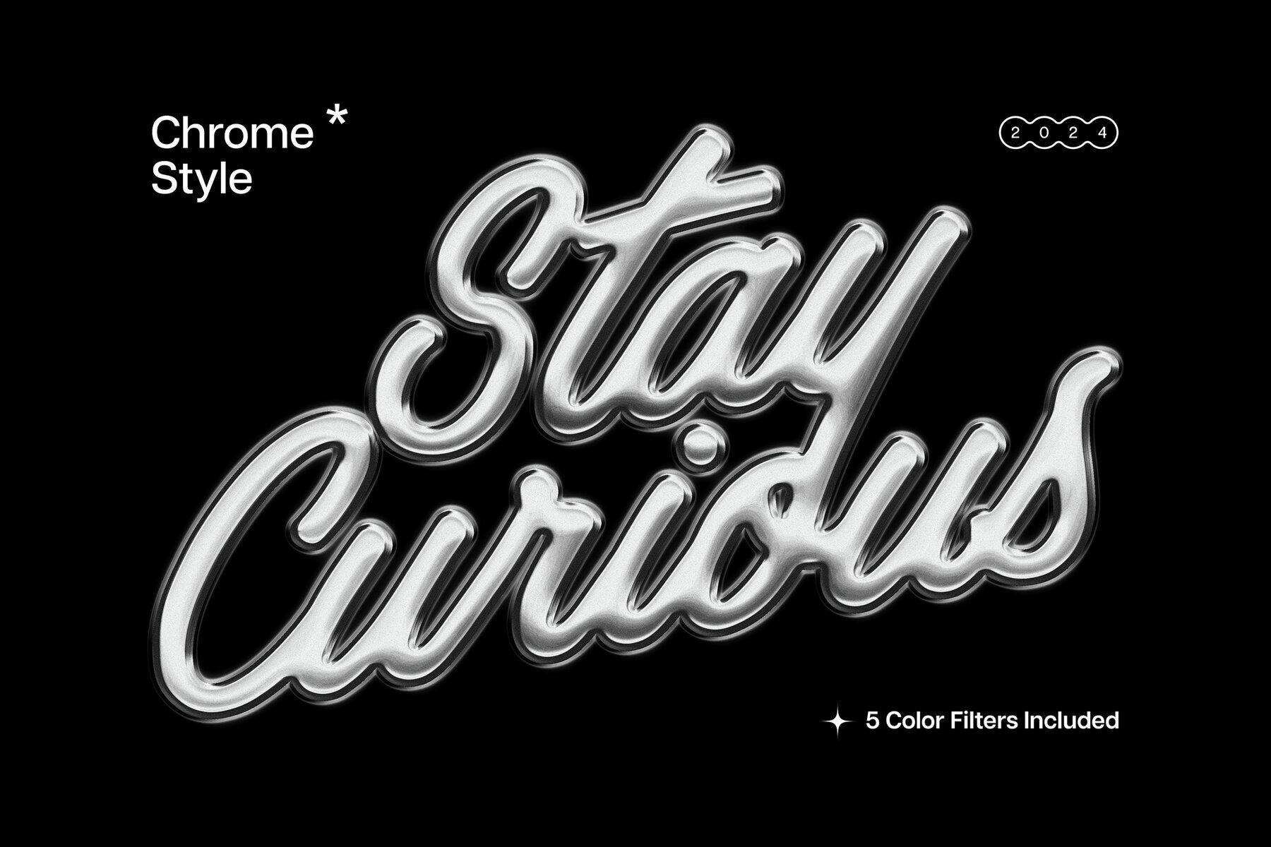 Metal Chrome Text Effect 1