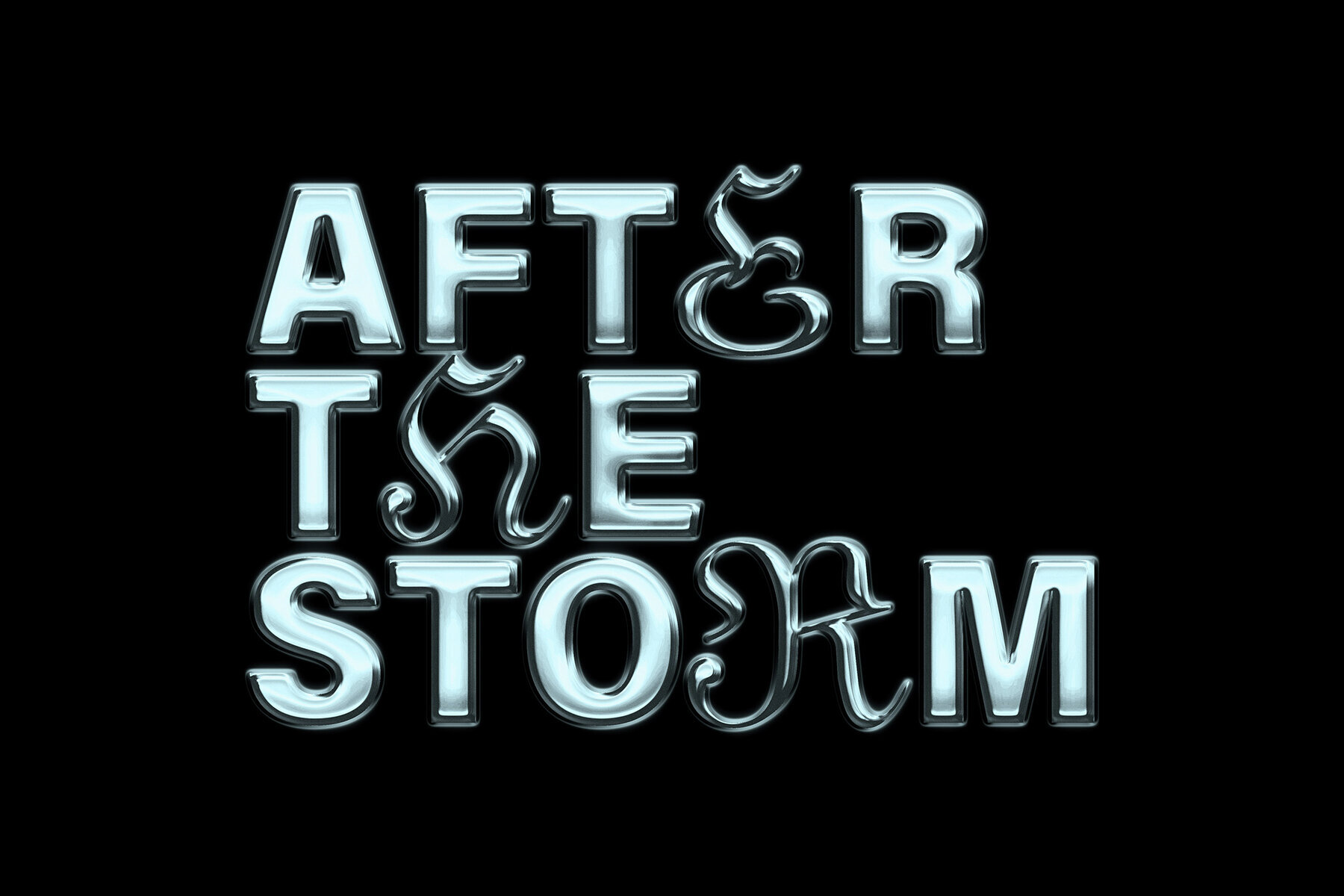 Metal Chrome Text Effect 2