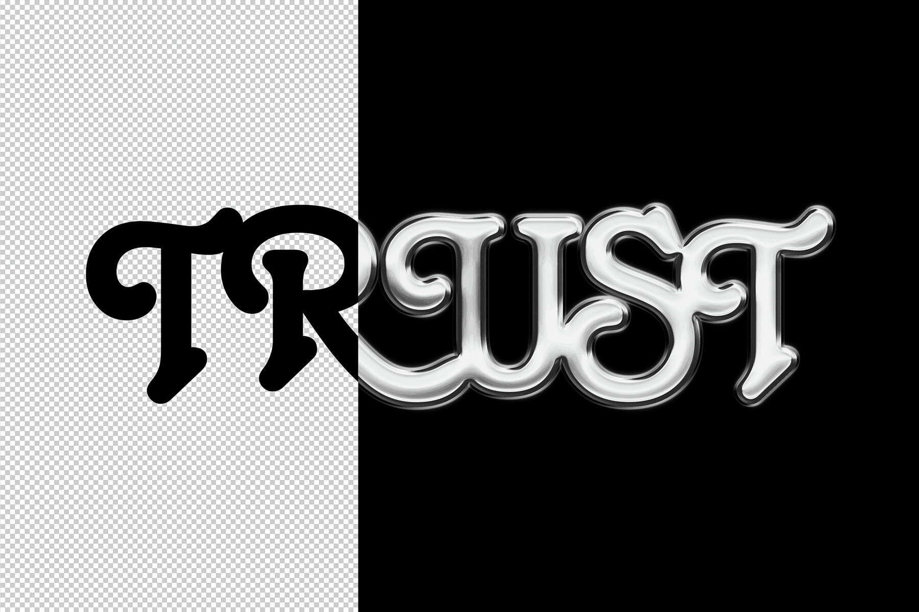 Metal Chrome Text Effect 6