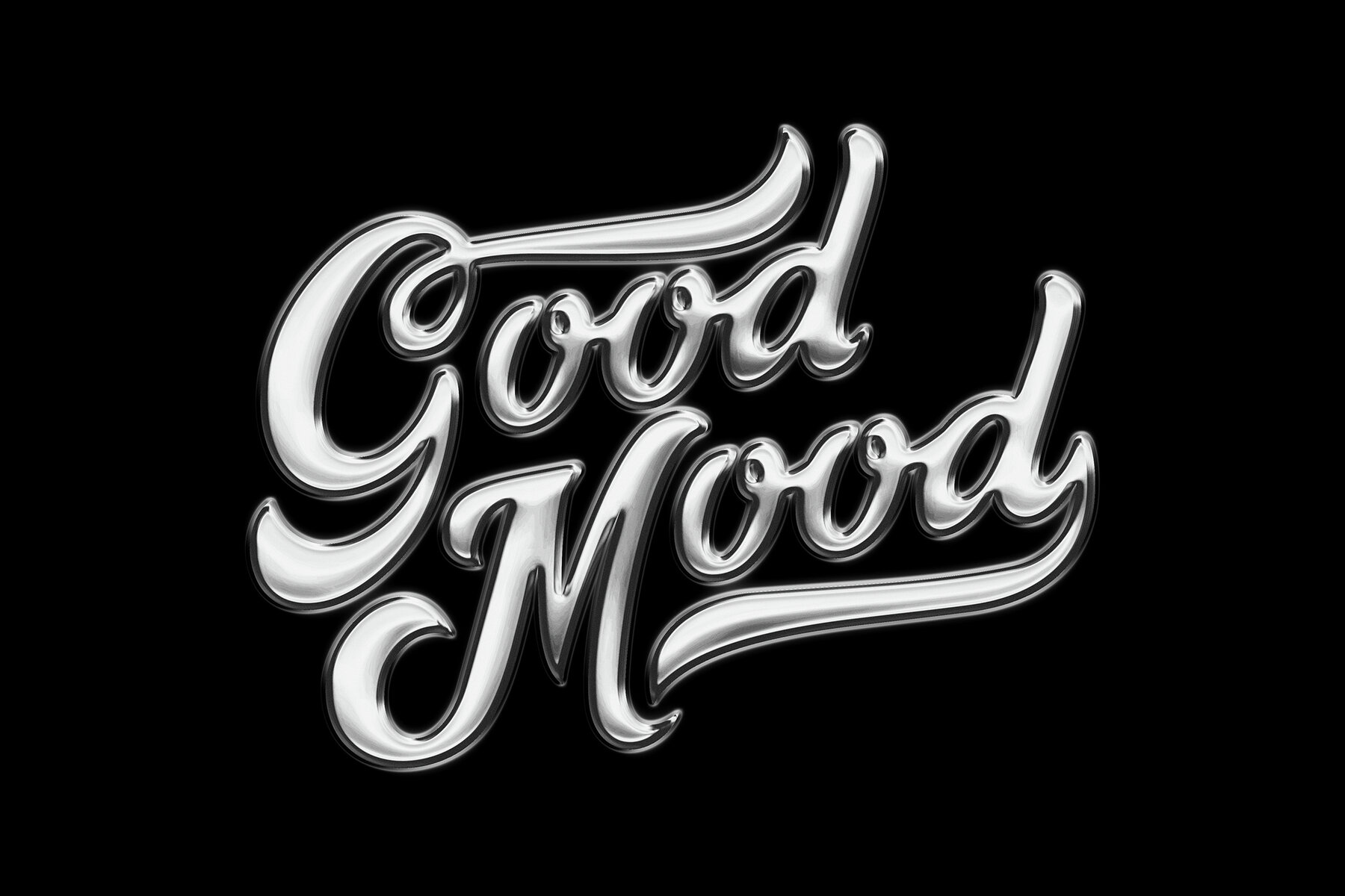 Metal Chrome Text Effect 7