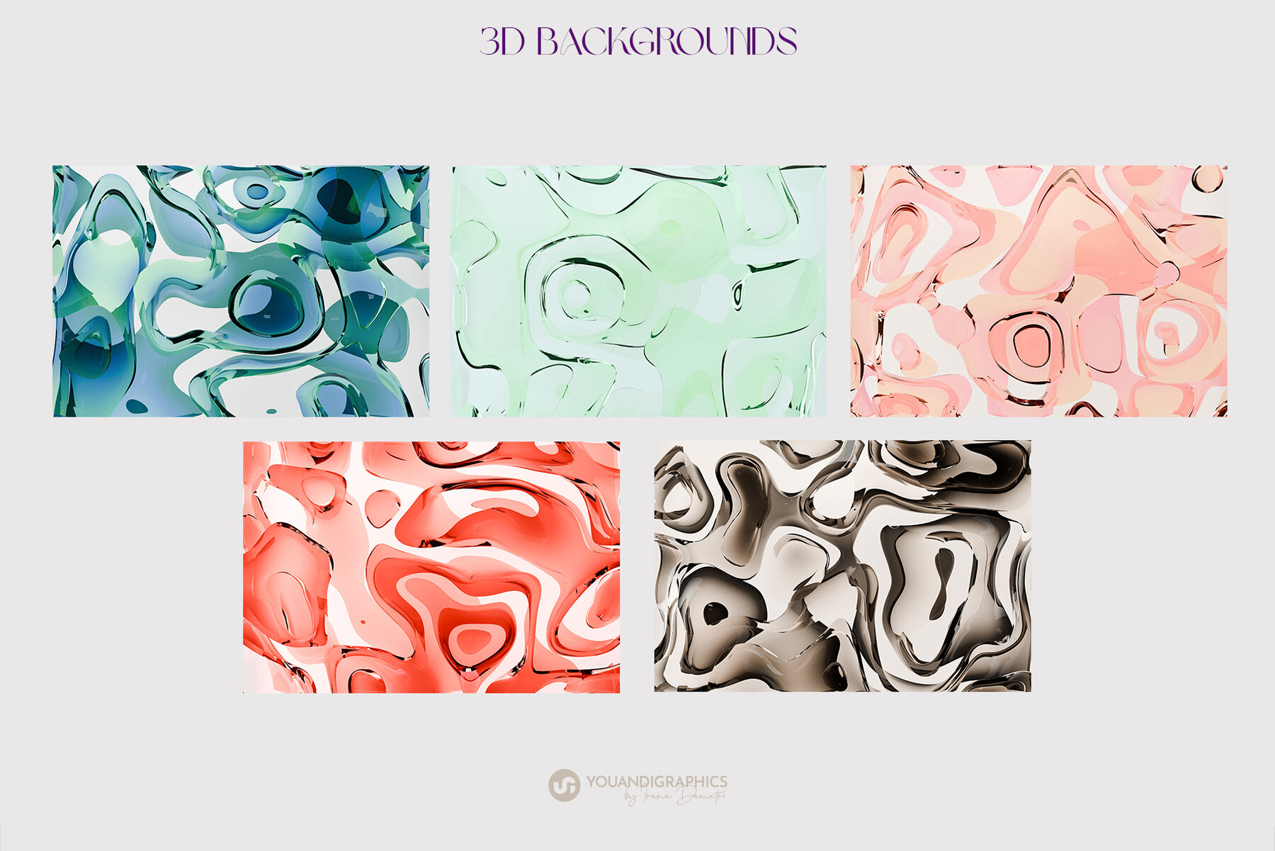 Liquid Glass Background Graphics 14