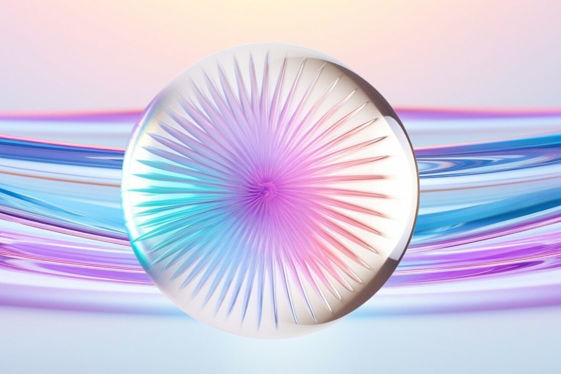 Abstract 3D Glass Shapes 7