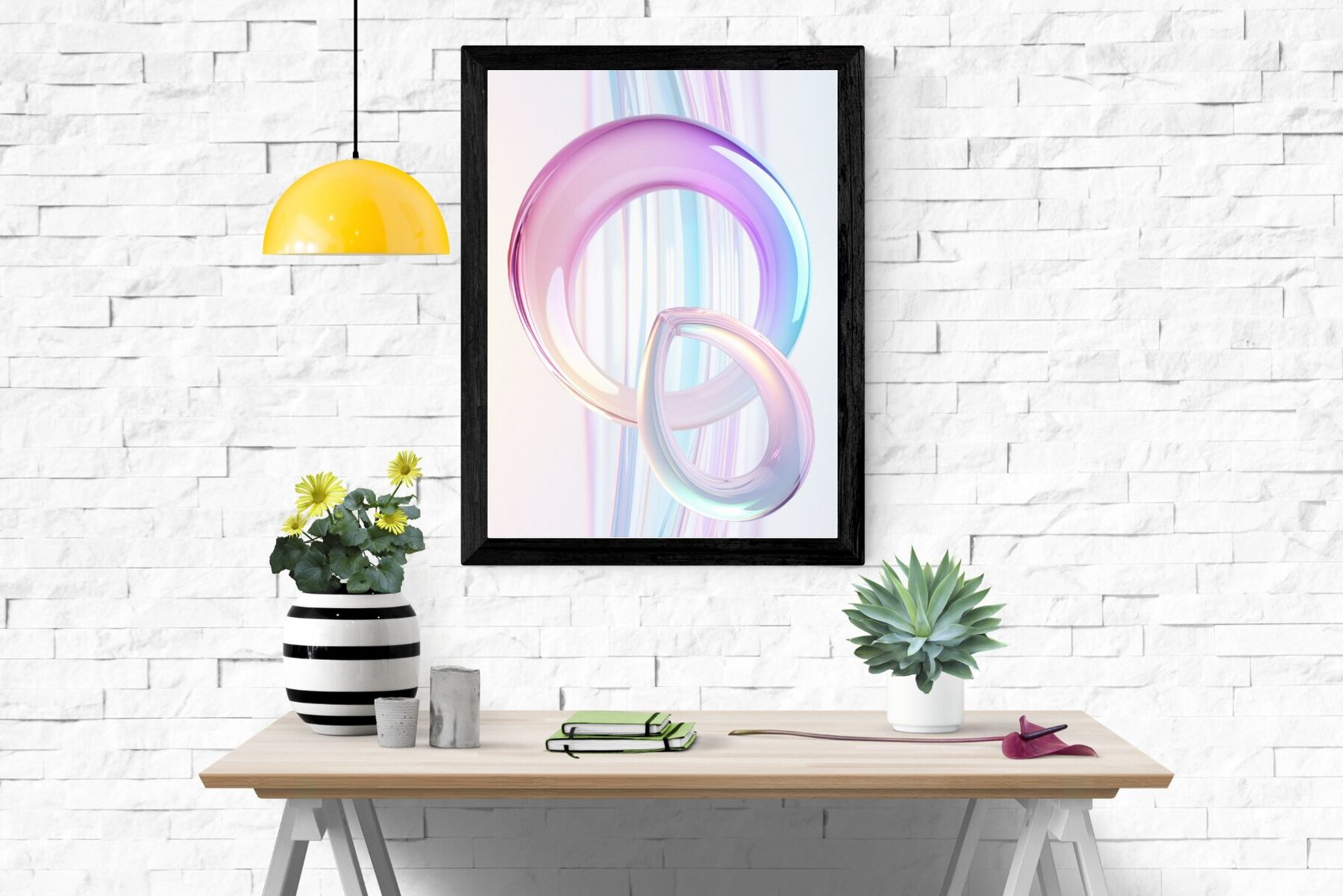 Abstract 3D Glass Shapes 12