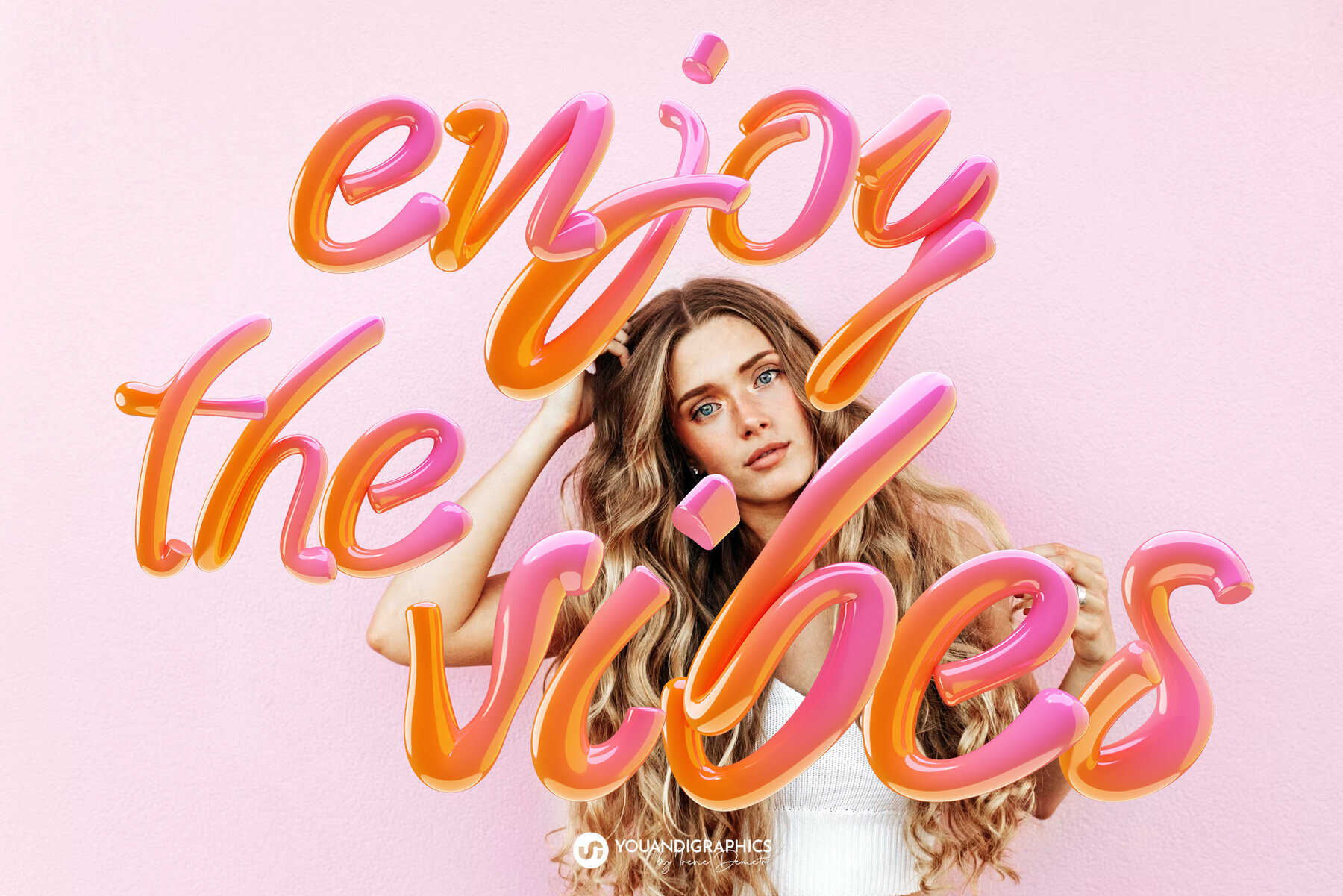 Candy Land 3D Letters and Font 2