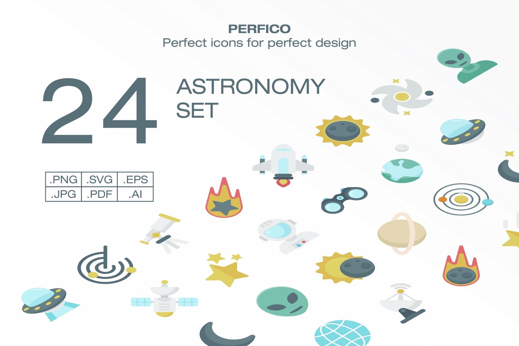 Perfico Astronomy icon set 1
