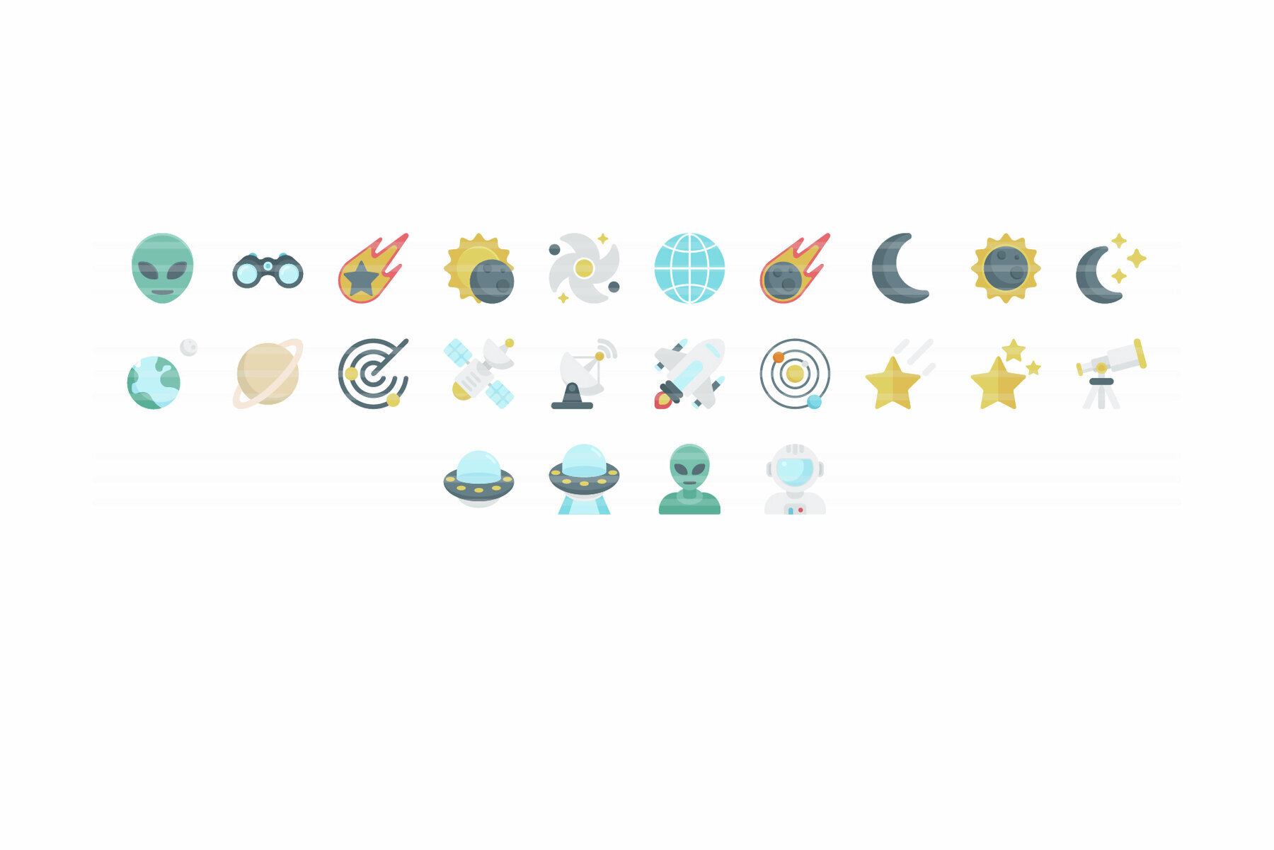 Perfico Astronomy icon set 3