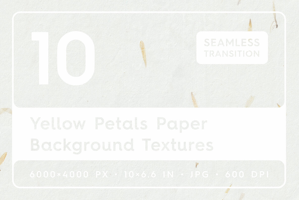 10 Yellow Petals Paper Textures 1