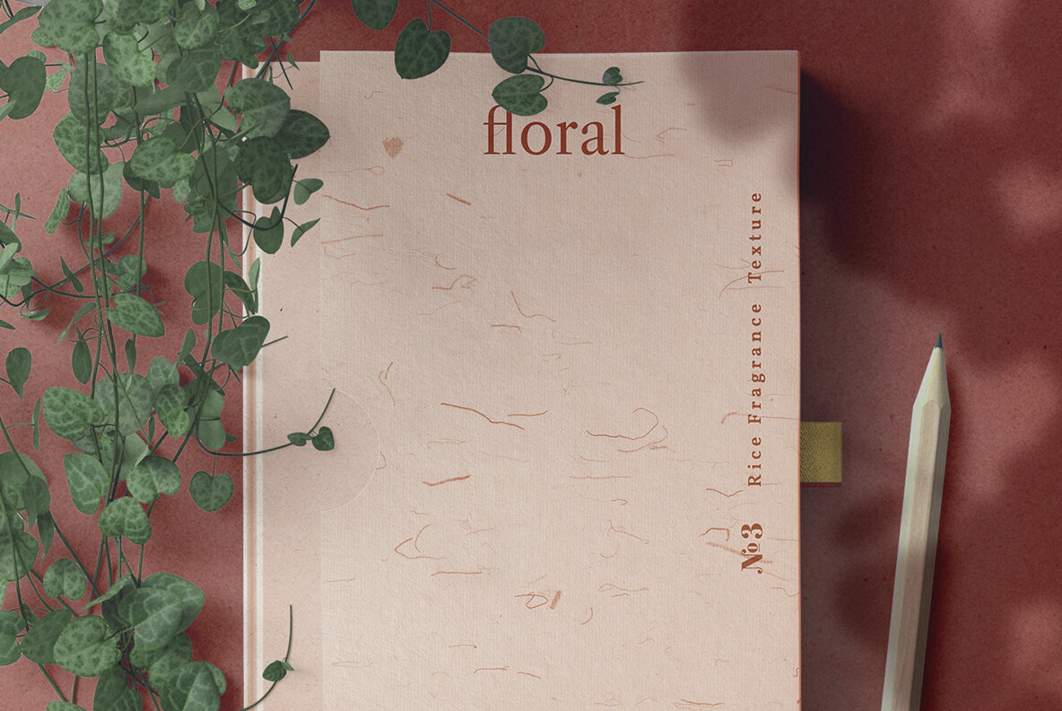 10 Floral Rice Paper Textures 3