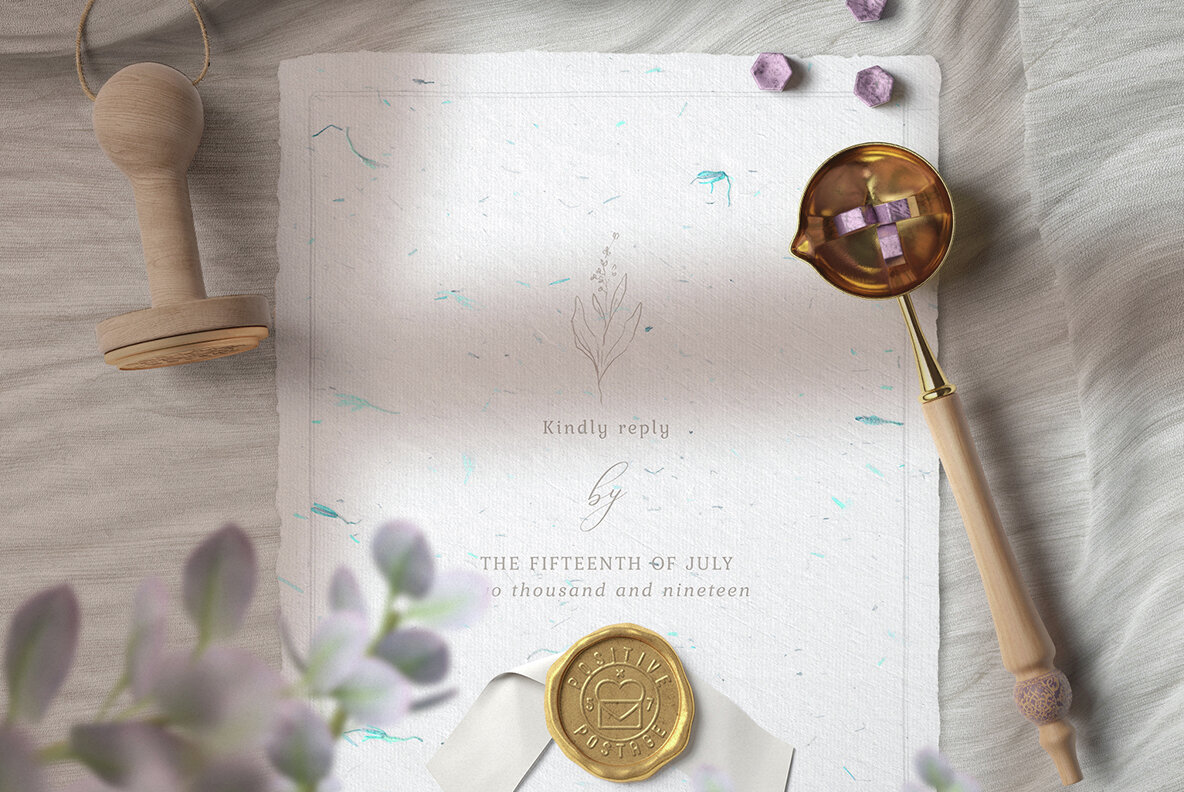 10 Floral Rice Paper Textures 6