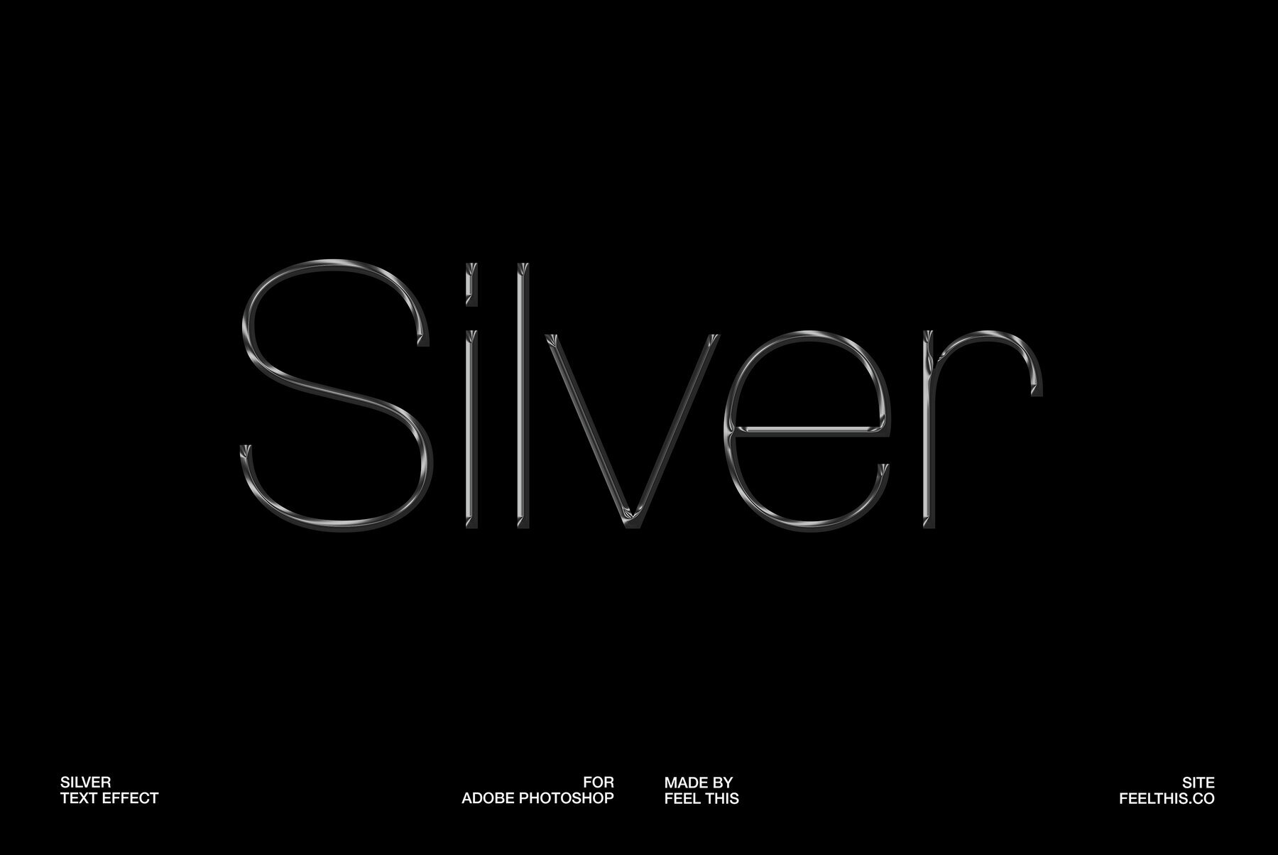 Silver Text Effect 1