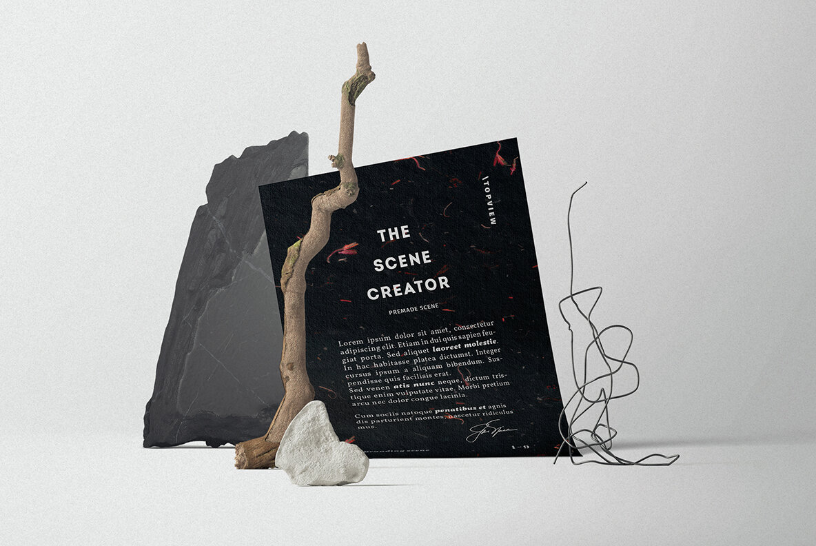 10 Floral Black Rice Paper Textures 6