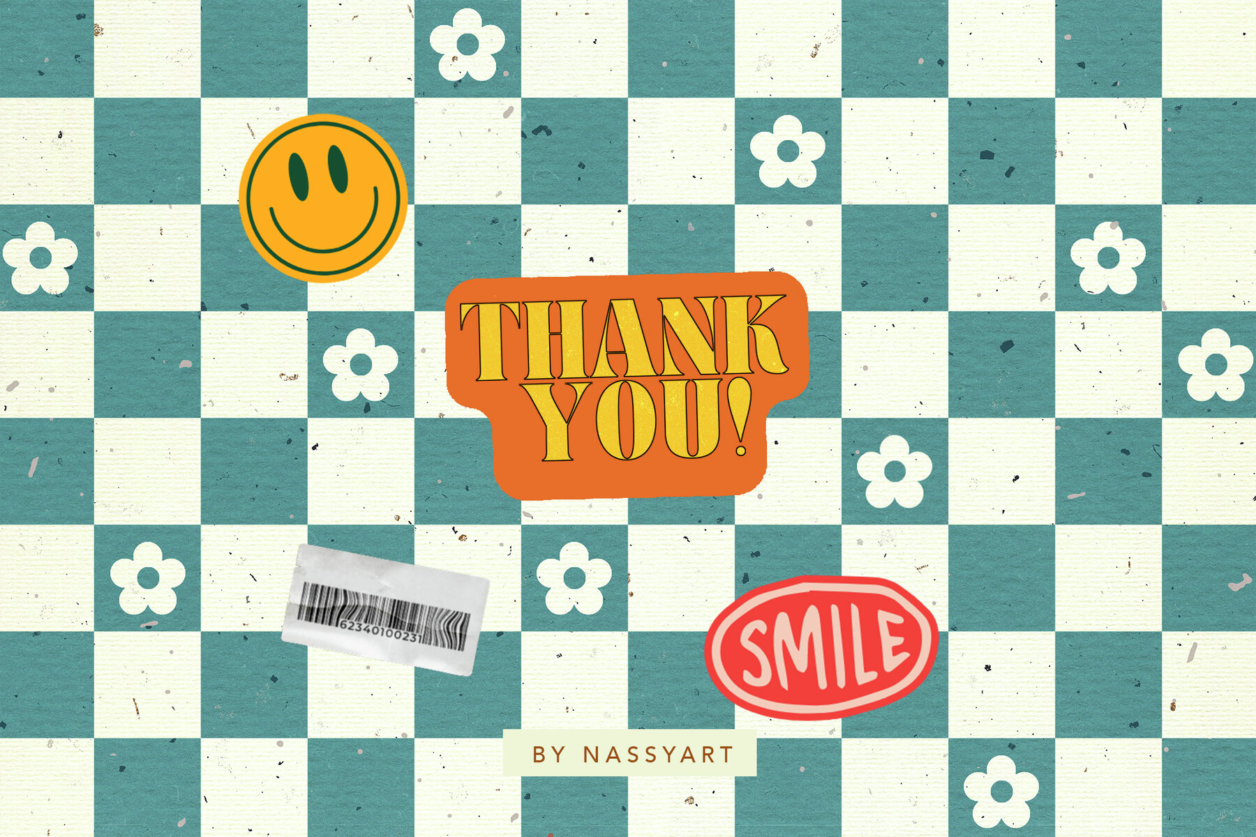 160 Retro Collage Textures 11