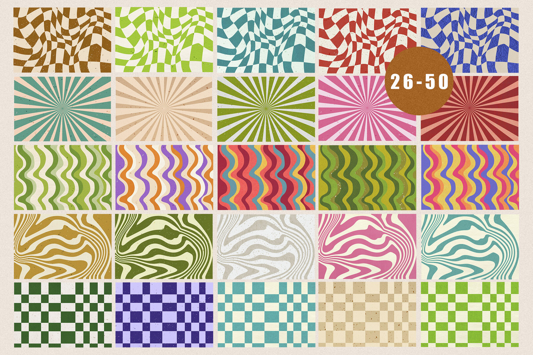 160 Retro Collage Textures 16