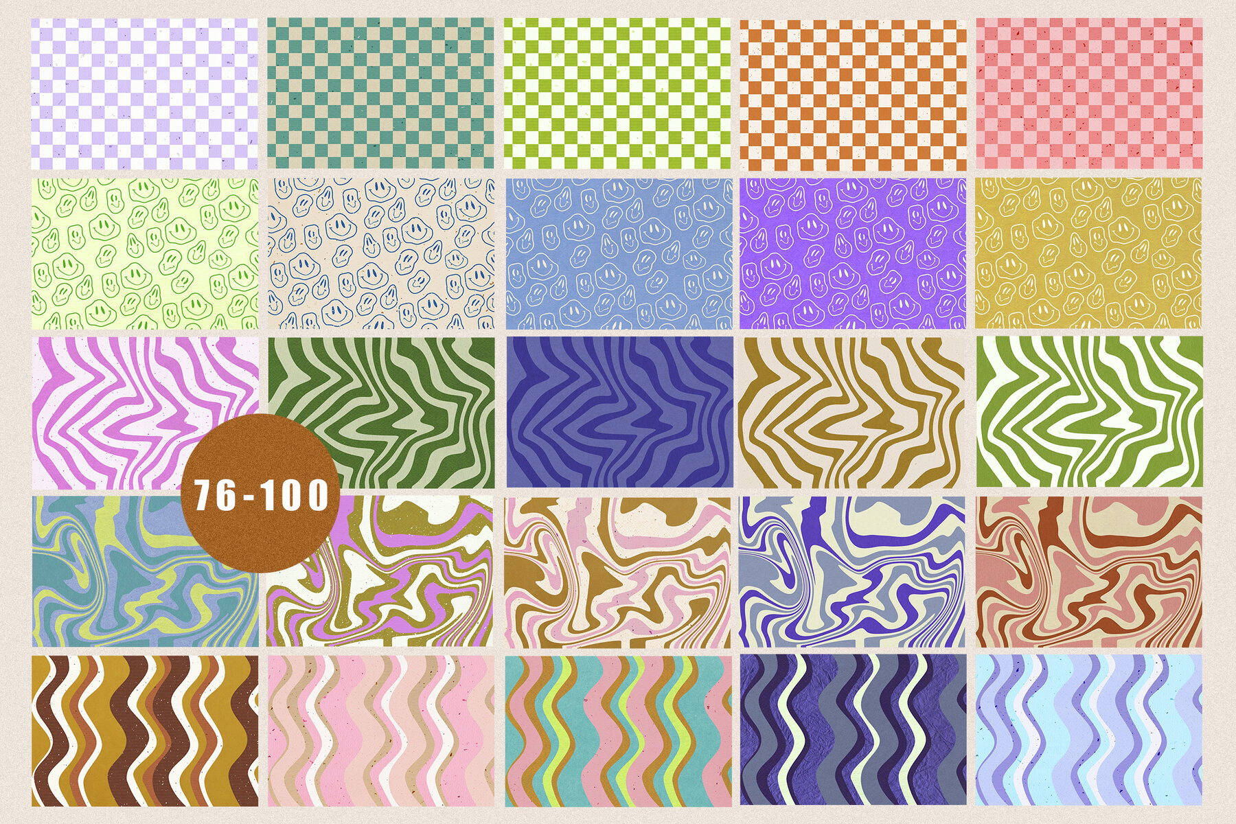 160 Retro Collage Textures 19