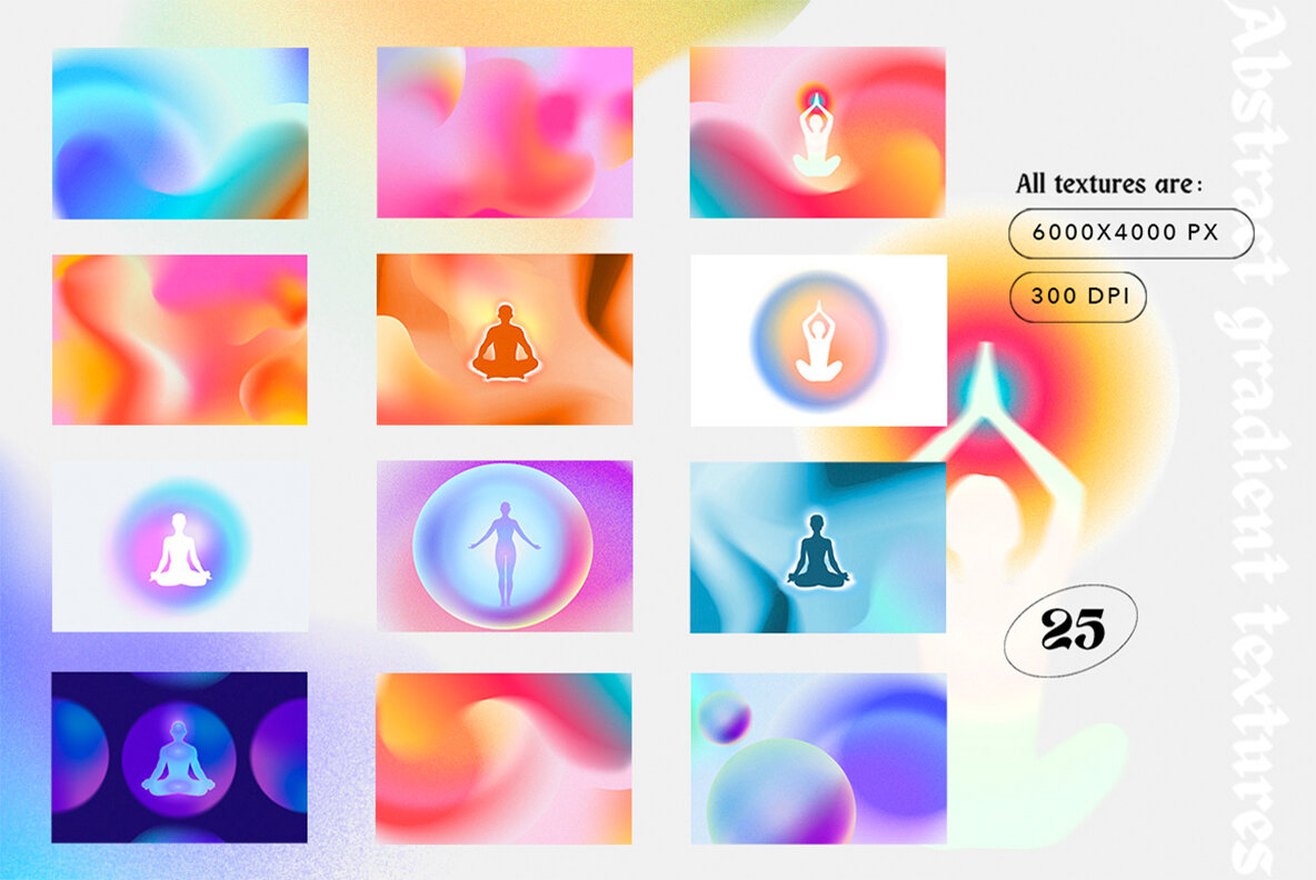 Aura Gradient Grainy Textures 7