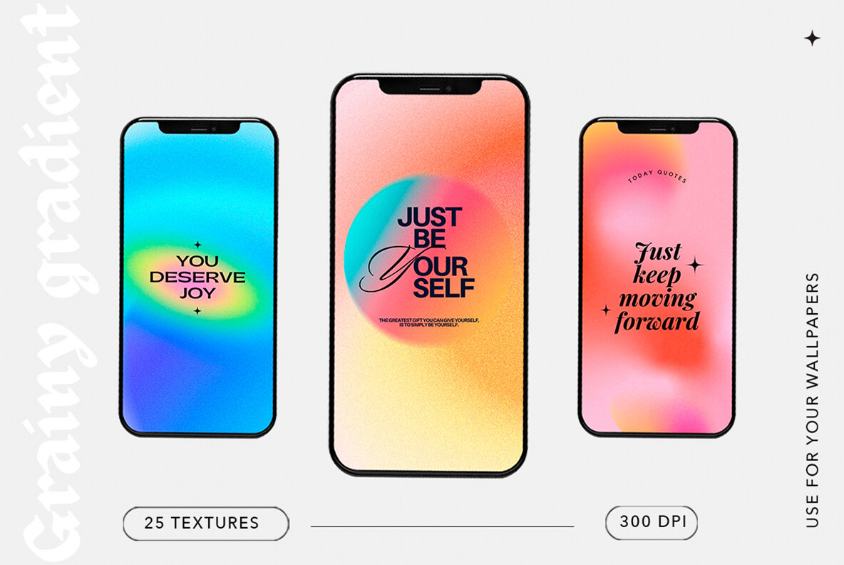 Aura Gradient Grainy Textures 8