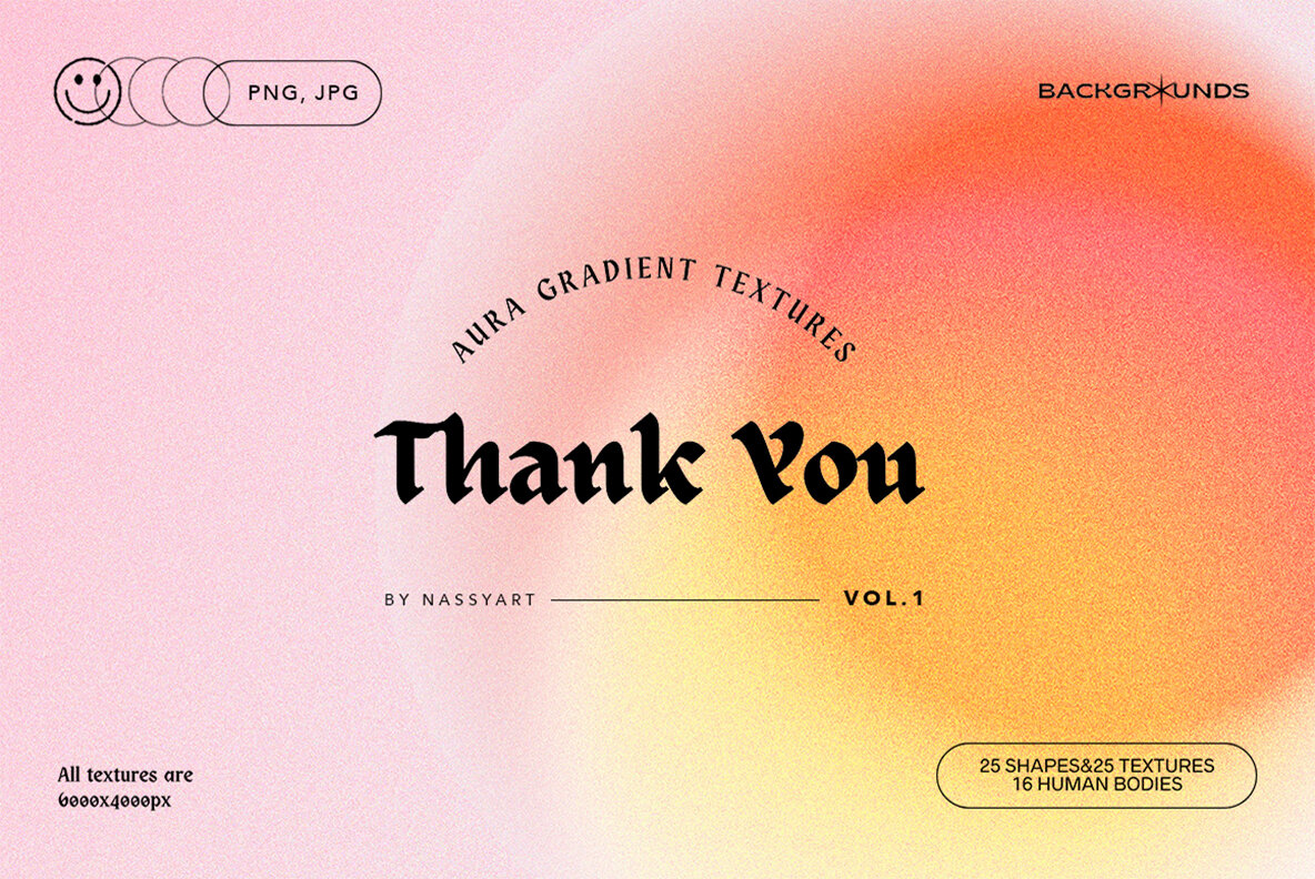 Aura Gradient Grainy Textures 12
