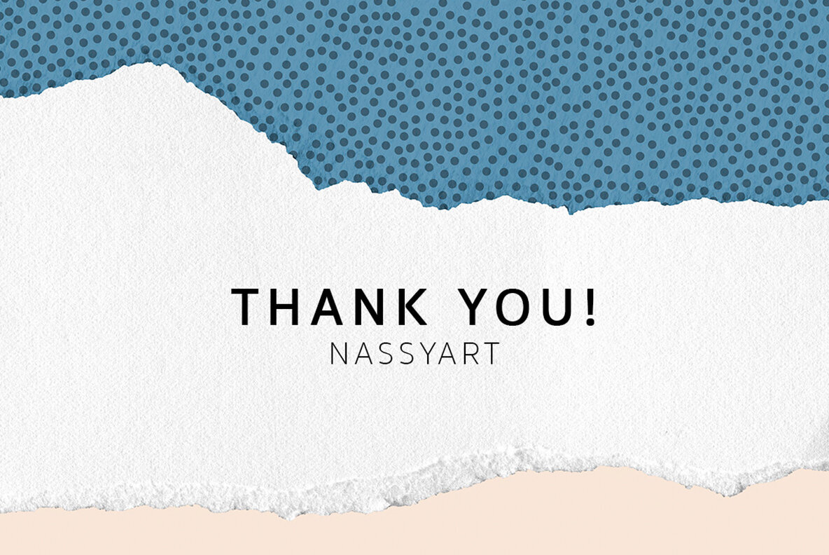 Abstract Torn Deckled Paper Edges 3