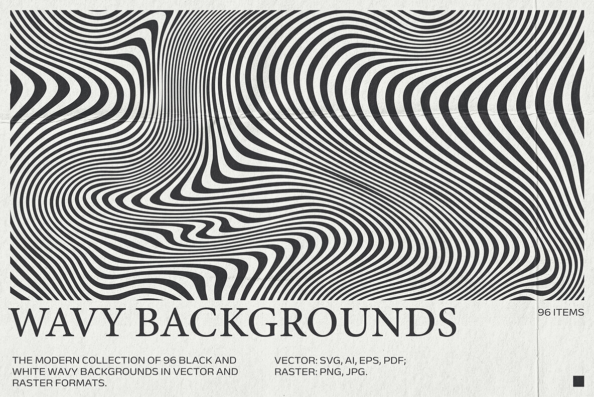 96 Retro Wavy Backgrounds 1